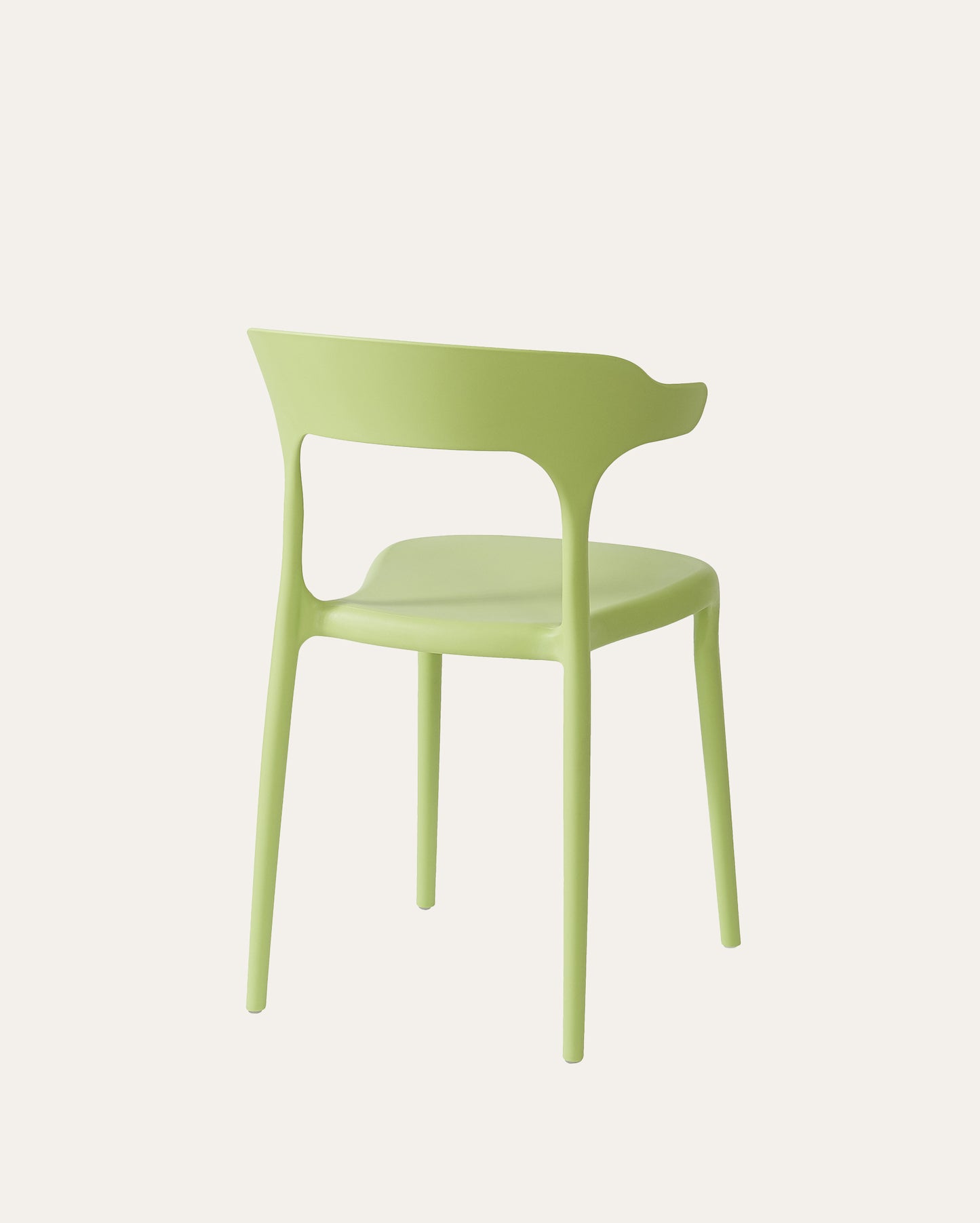 Nara Stackable Chairs, Set of 4, Green