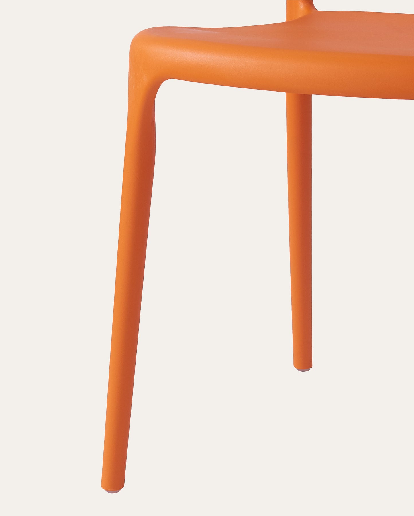 Nara Stackable Chairs, Set of 4, Orange