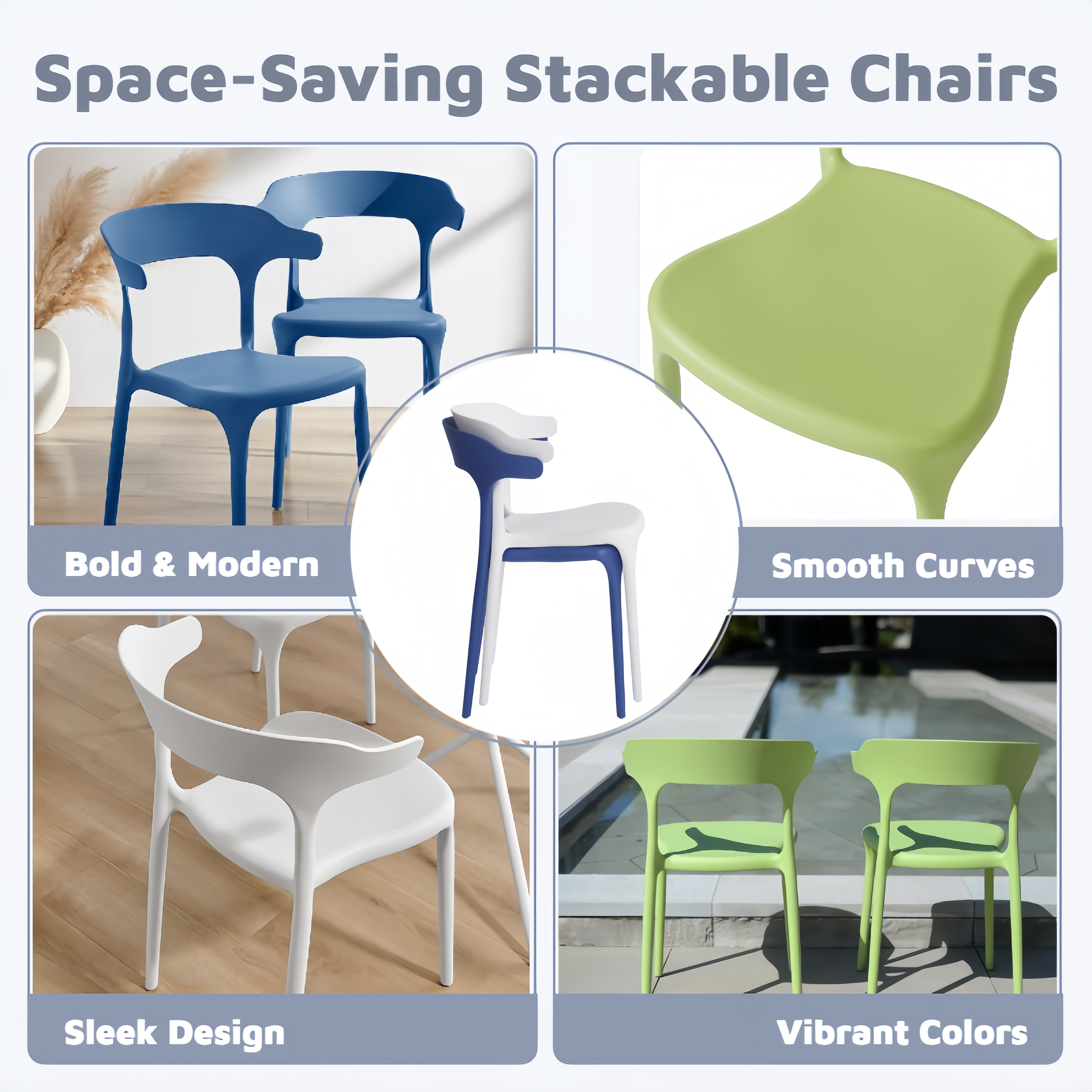 Lille Table with Nara Chairs Dining Set