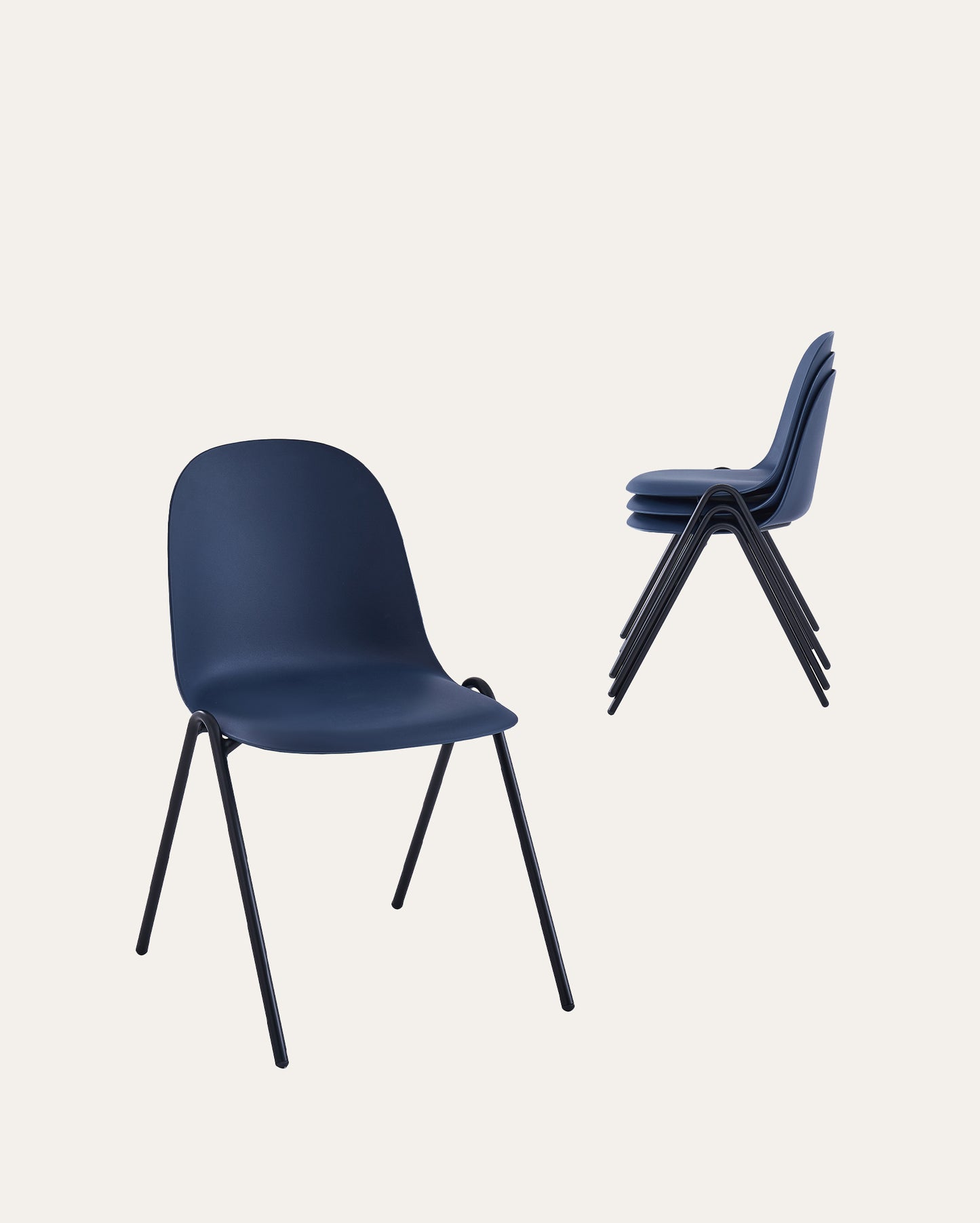 Berlin Dining Chair – Space Blue, Set of 4