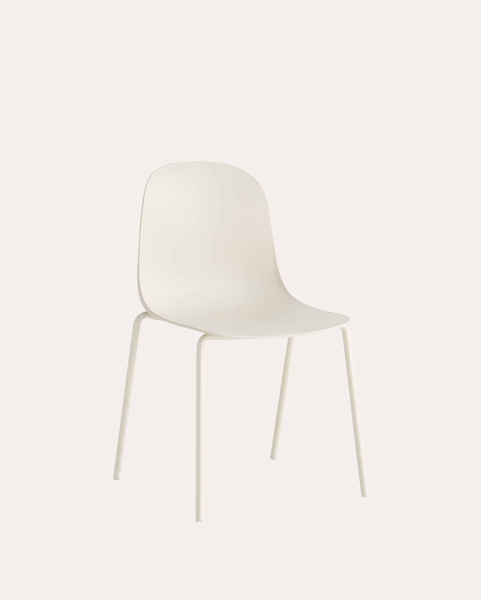 Wilshire Soft Curve Dining Chair - Off White, Set of 4