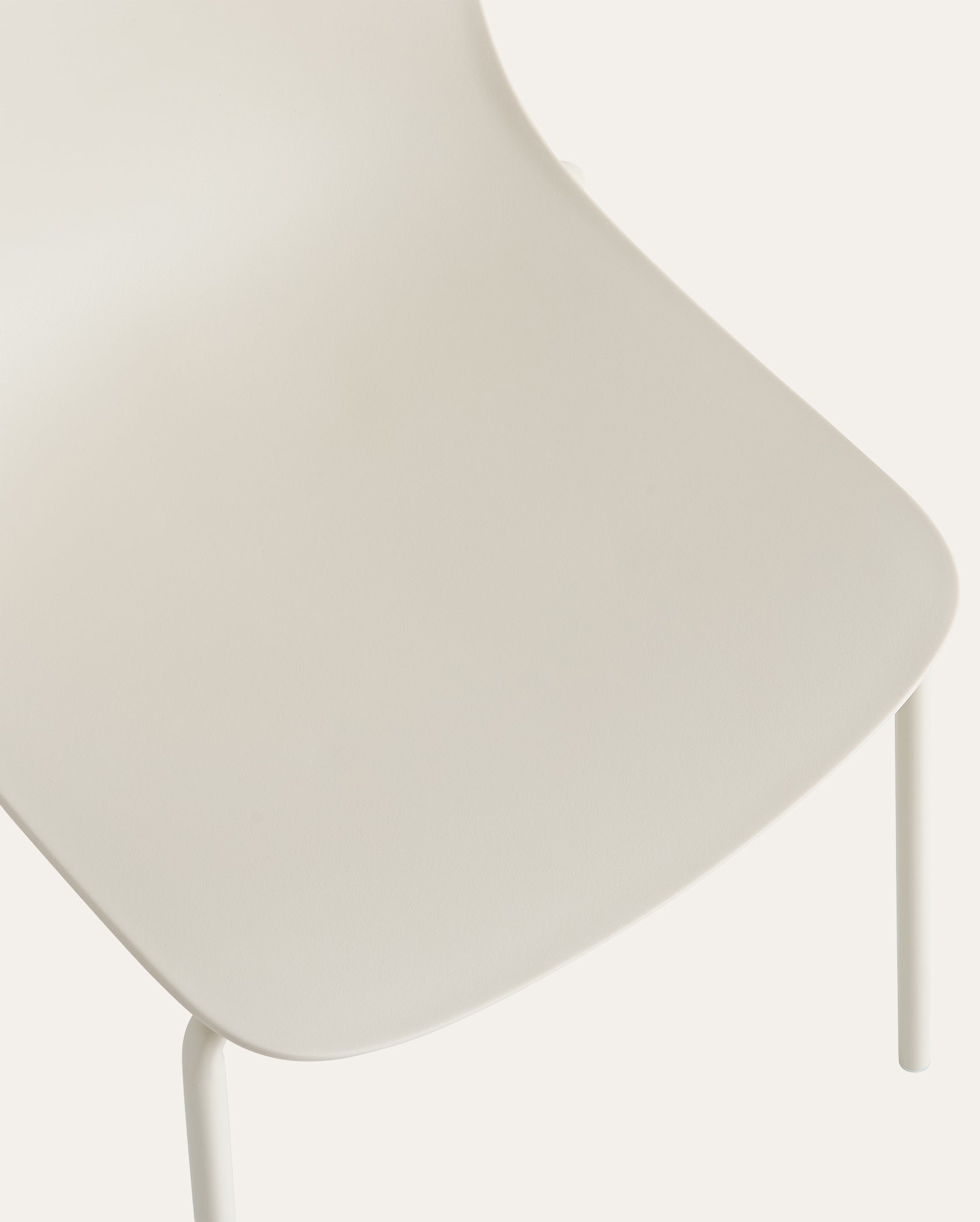 Wilshire Soft Curve Dining Chair - Off White, Set of 4