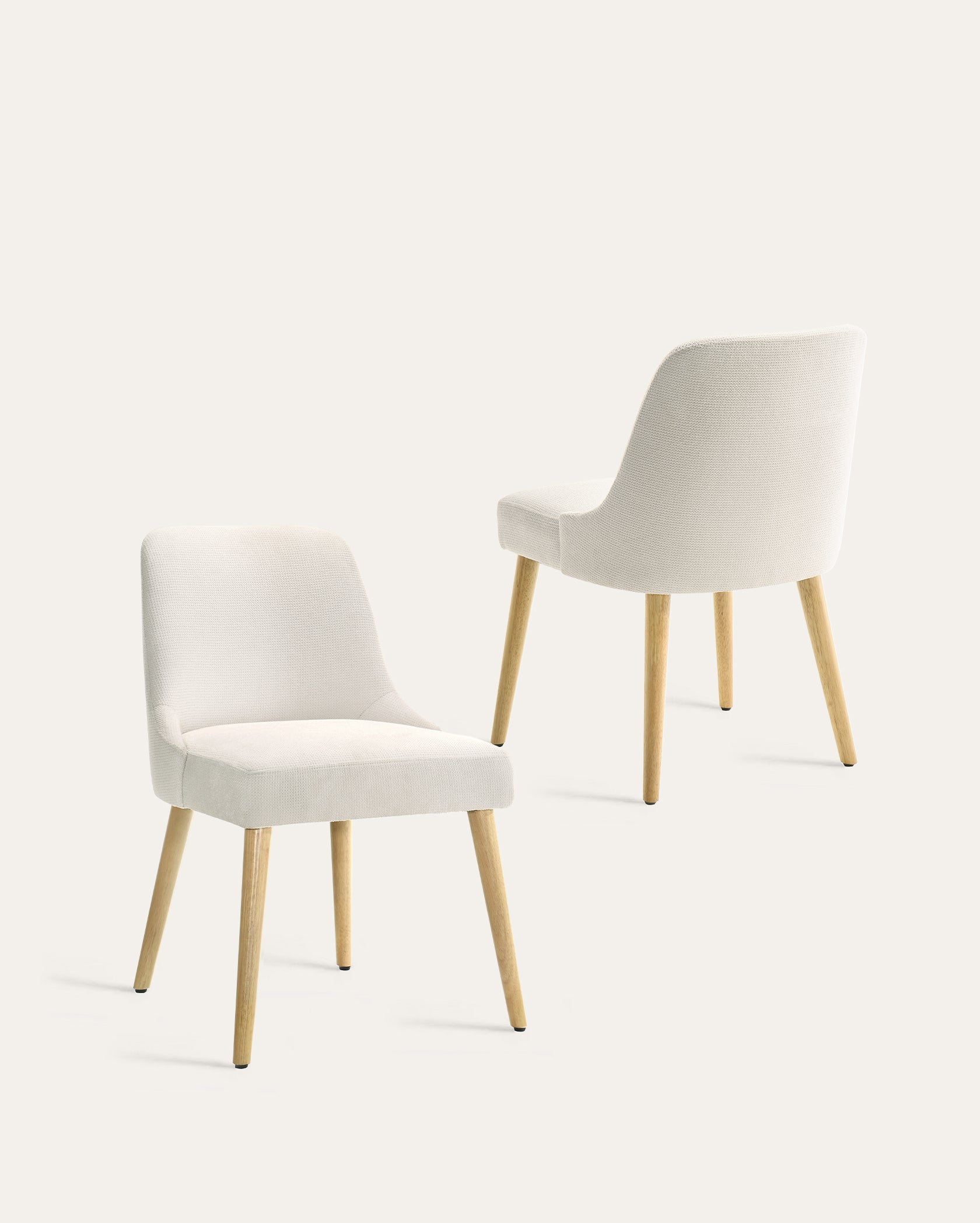Aspen Chairs - Cream, Set of 2