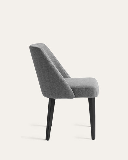 Paros Upholstered Dining Chairs, Gray, Set of 2