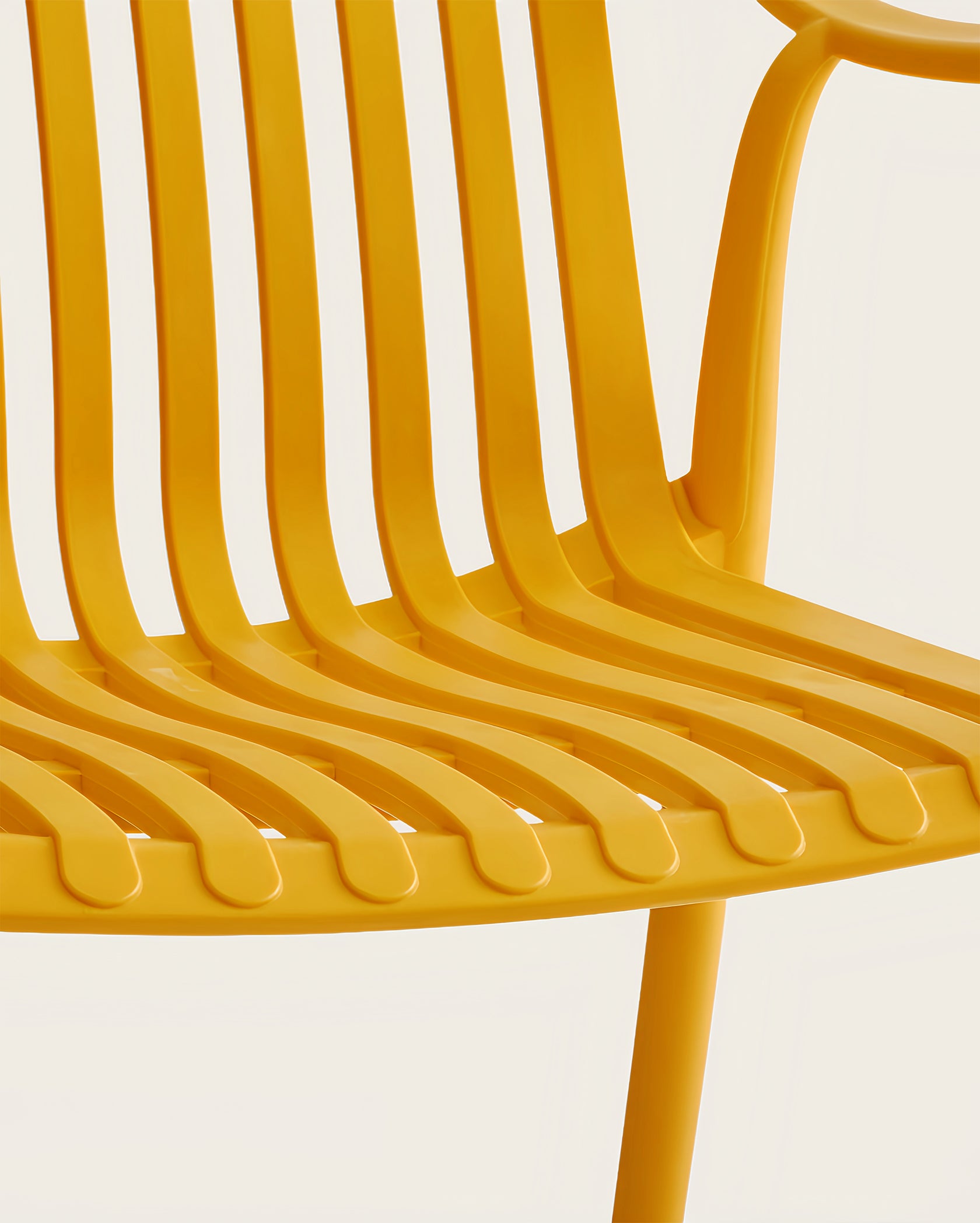 Dana Point Stackable Chairs - Set of 4, Yellow