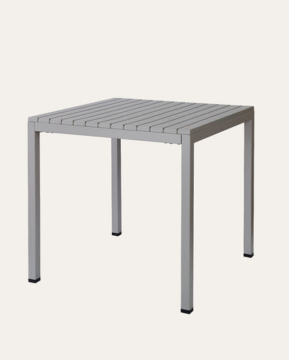 Lille Plastic Outdoor Dining Table, Grey