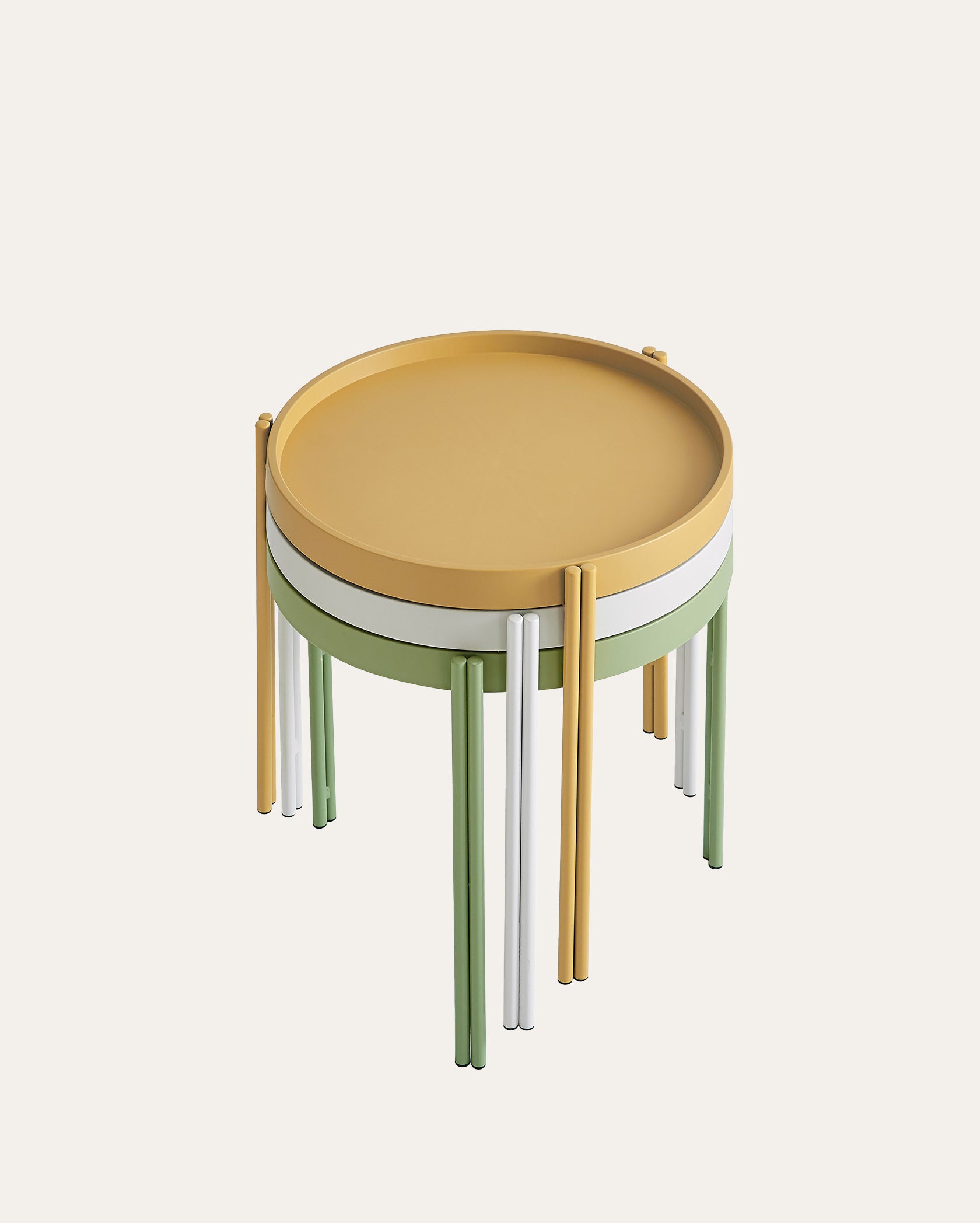 Naples Stackable Coffee Table, Trio