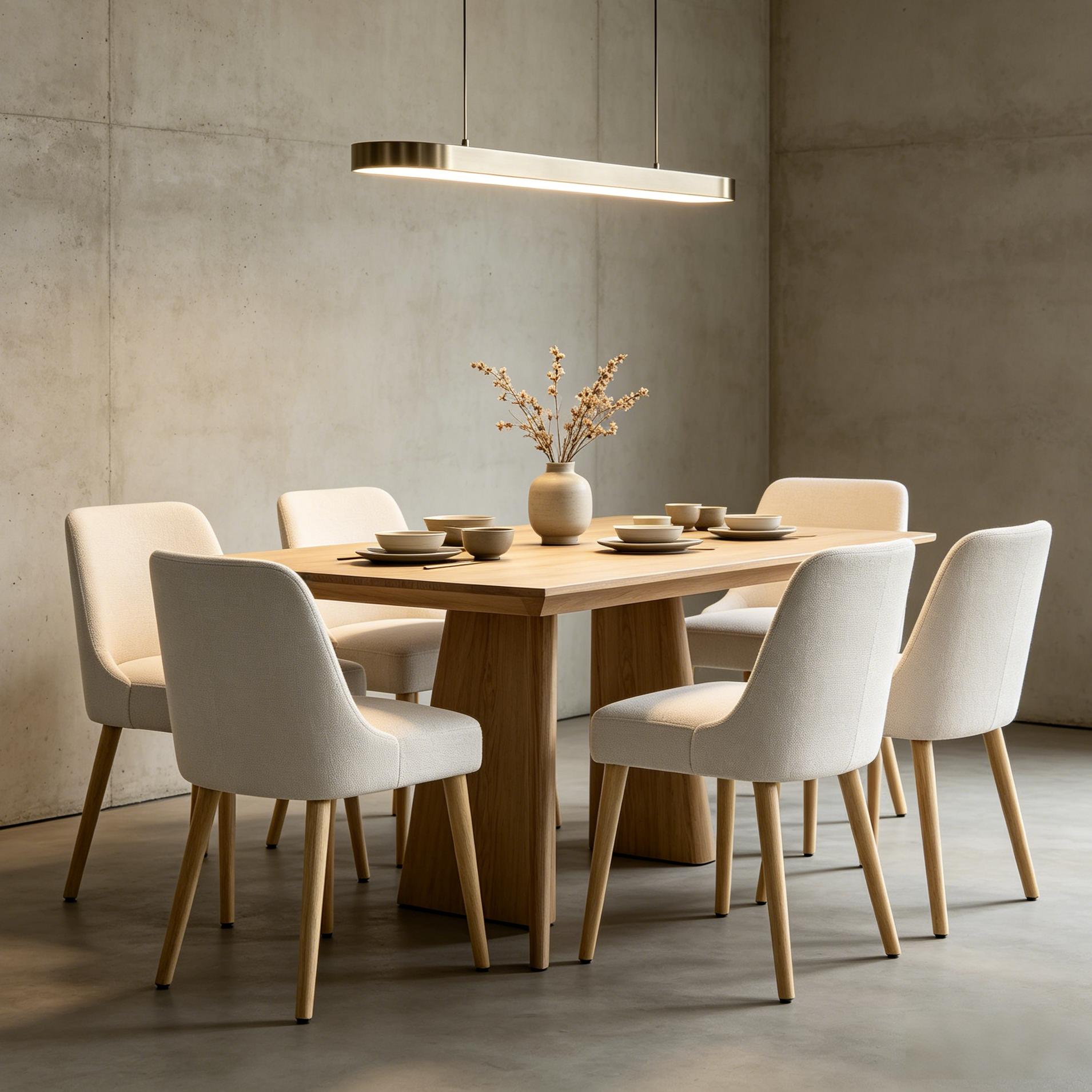 Calabasas Upholstered Dining Chair - Cream, Set of 2