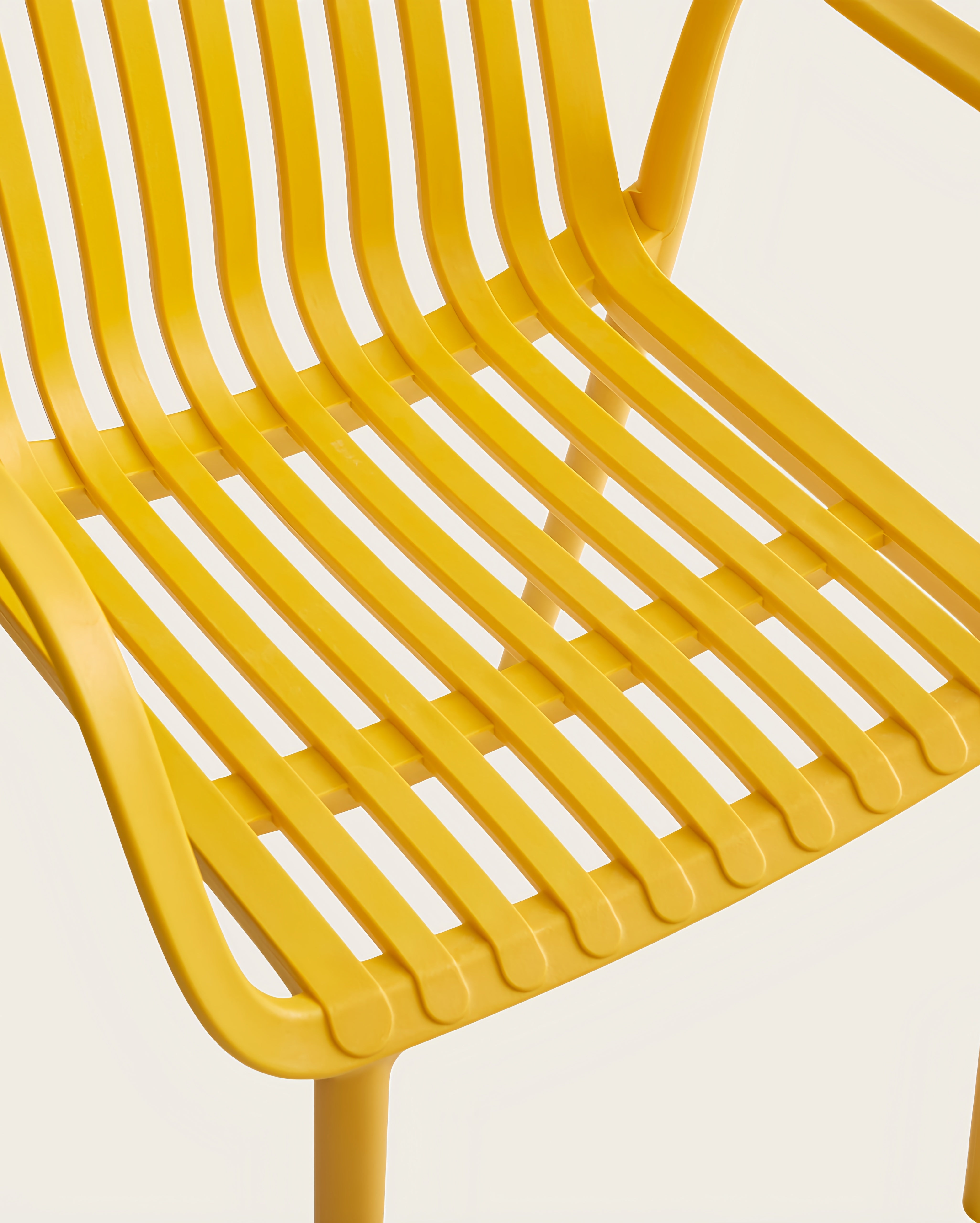 Everest Stackable Chairs - Set of 4, Yellow