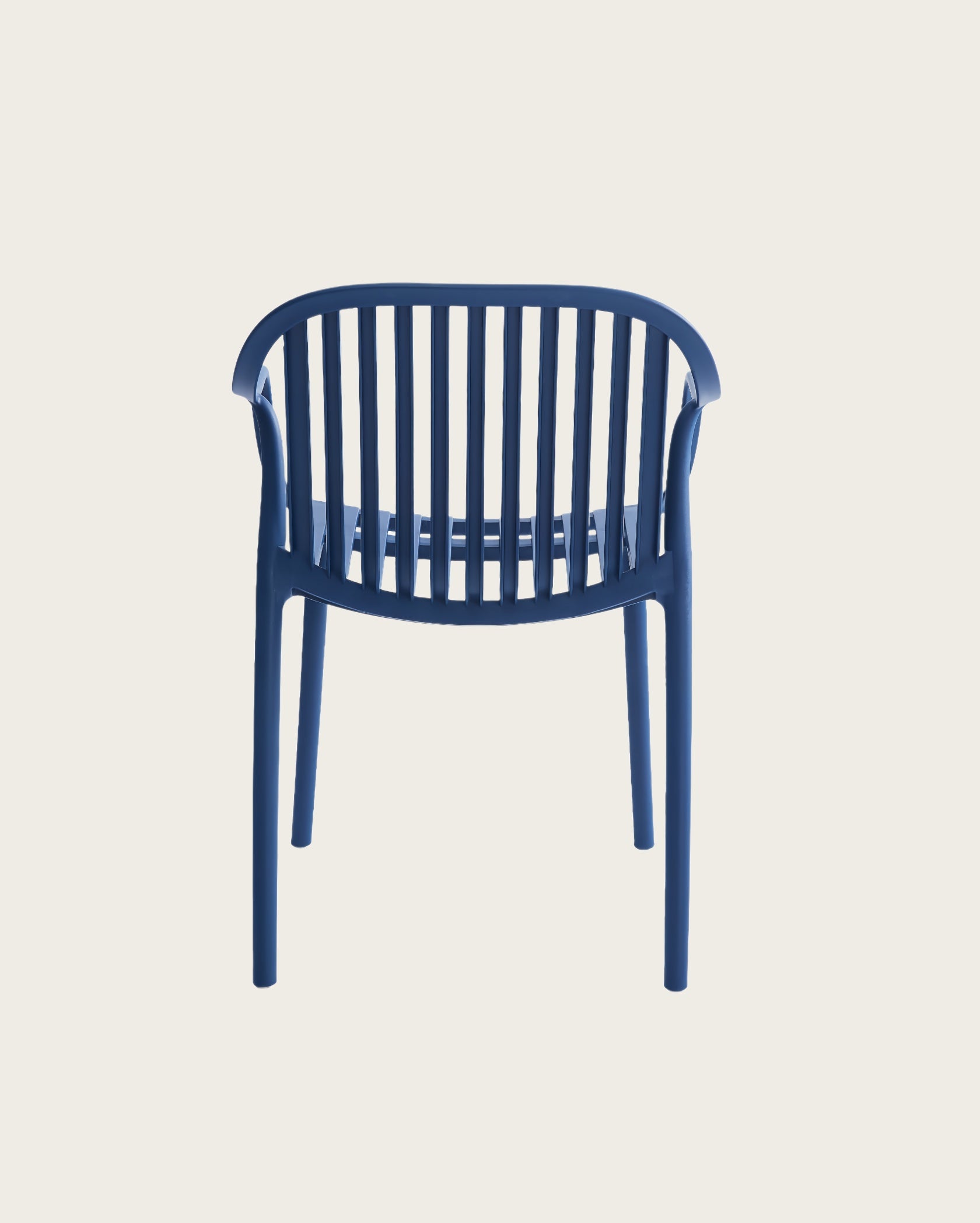 Everest Stackable Chairs - Set of 4, Space Blue