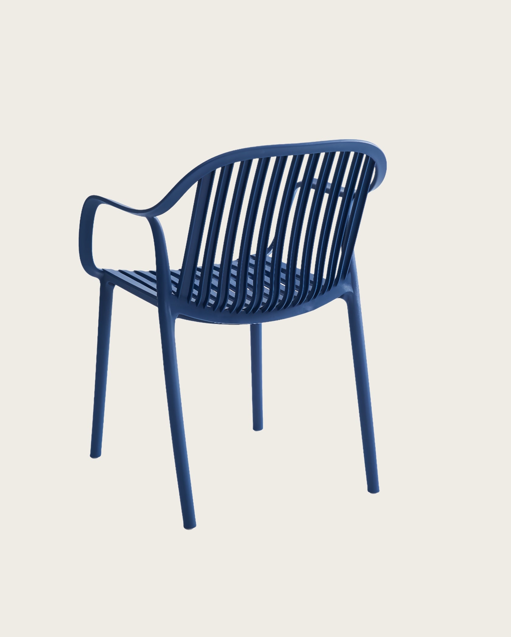 Everest Stackable Chairs - Set of 4, Space Blue