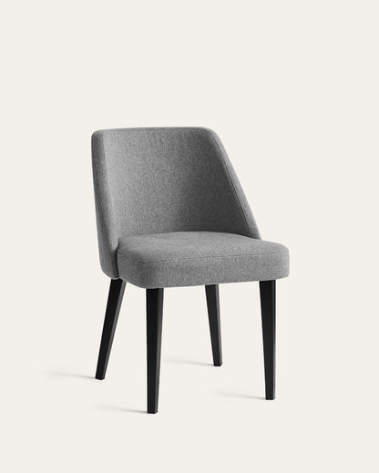 Paros Upholstered Dining Chairs, Gray, Set of 2