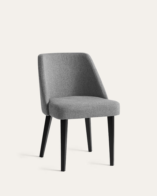 Paros Upholstered Dining Chairs, Gray, Set of 2