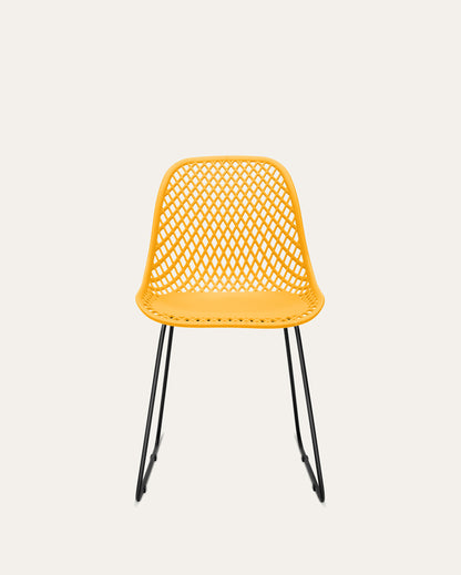 Bari Chair, Set of 4, Yellow