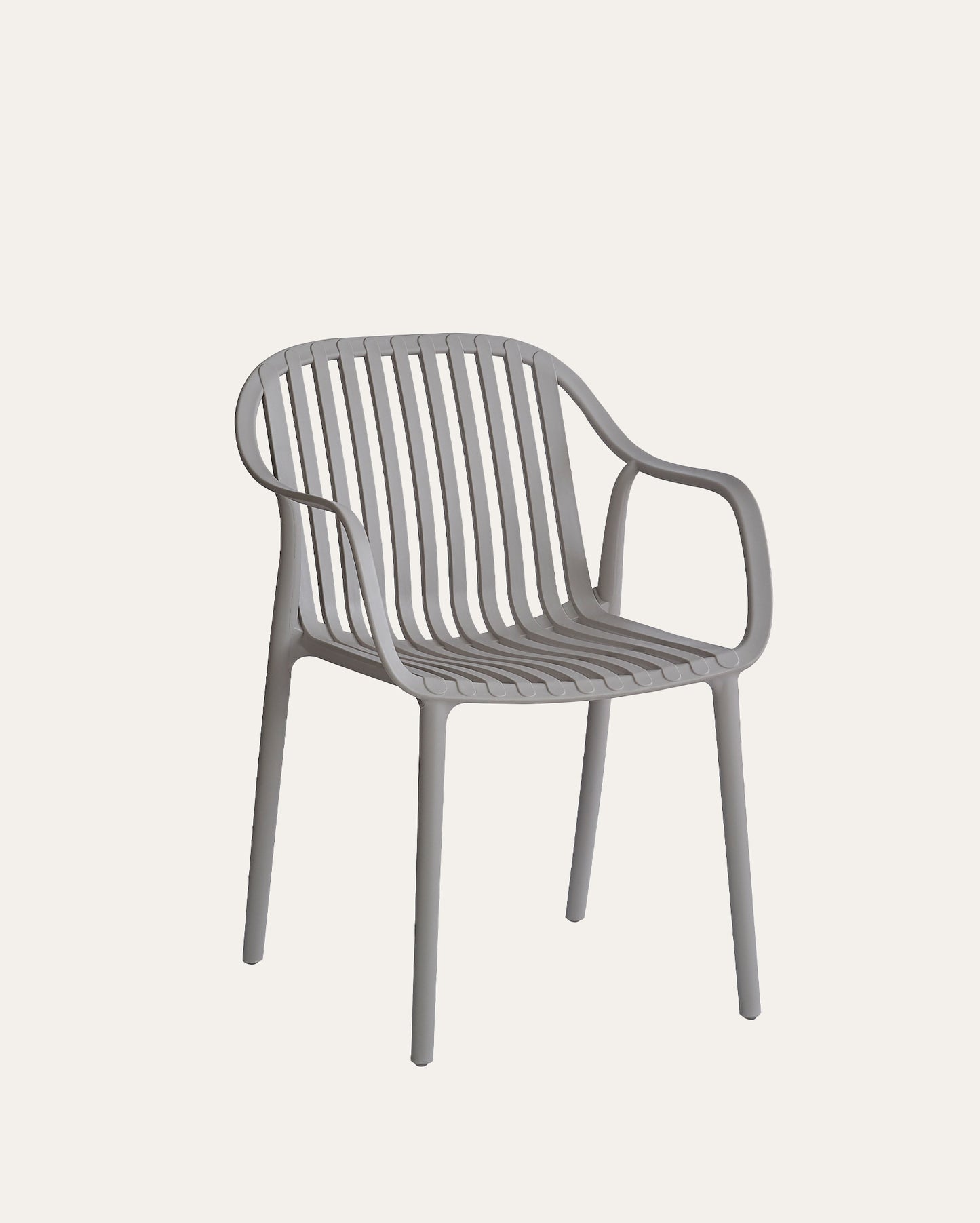 Everest Stackable Chairs, Grey, Set of 4