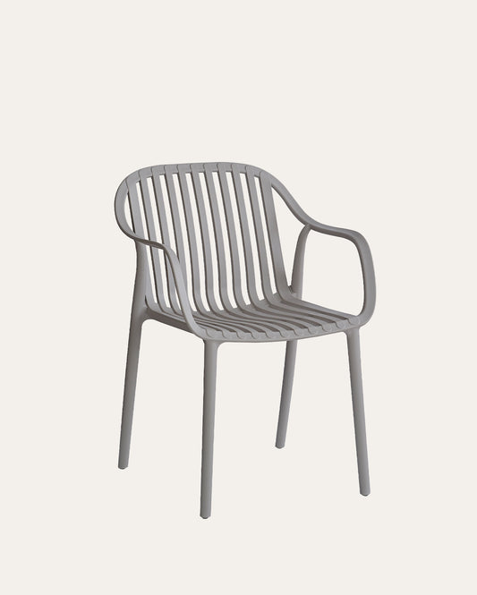 Everest Stackable Chairs, Grey, Set of 4