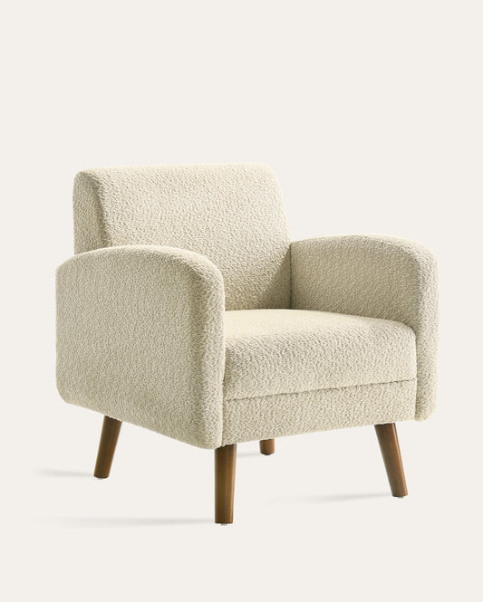 Dublin Mid-Century Chair, Beige