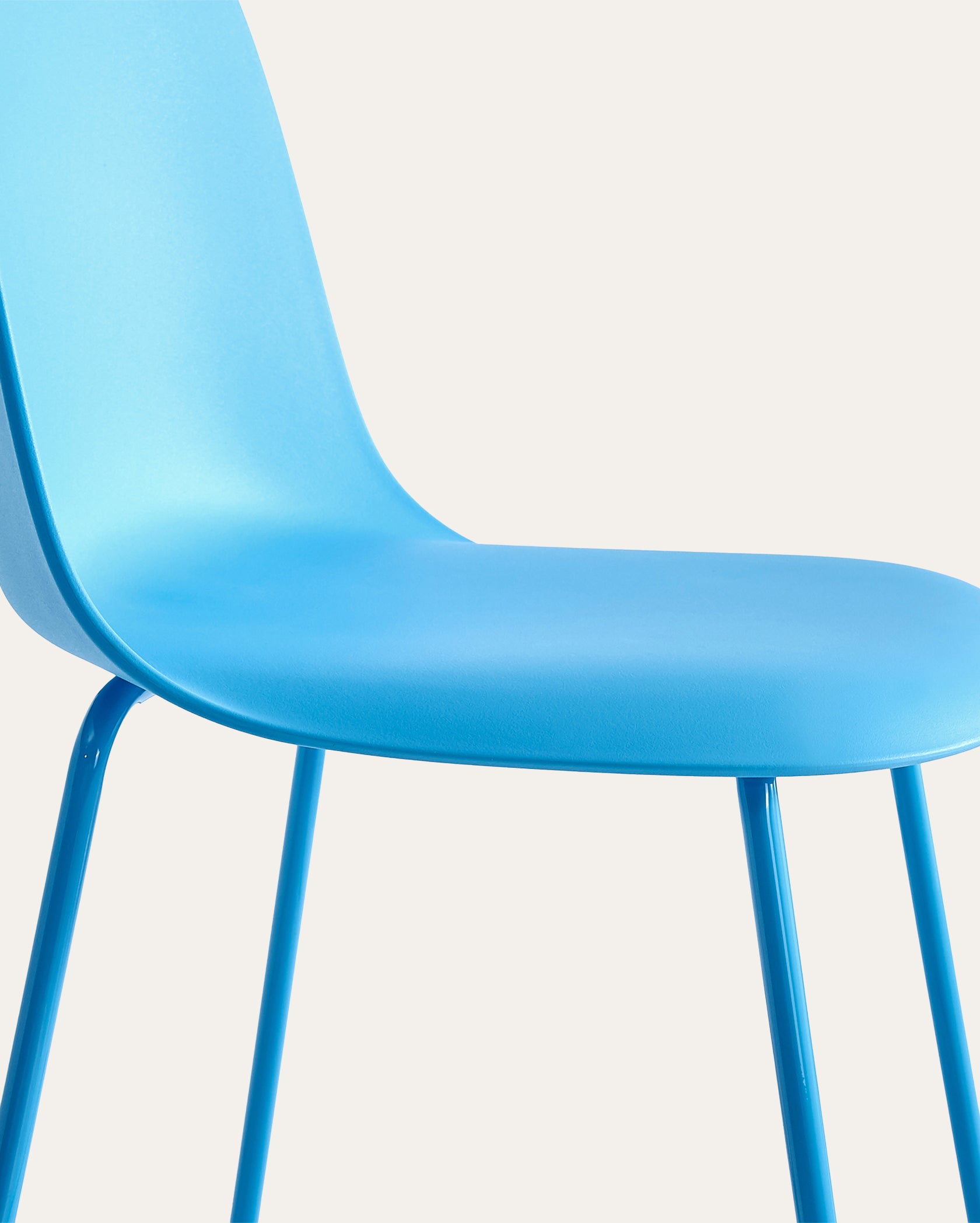 Wilshire Minimalist Counter Stool – Sky Blue, Set of 4
