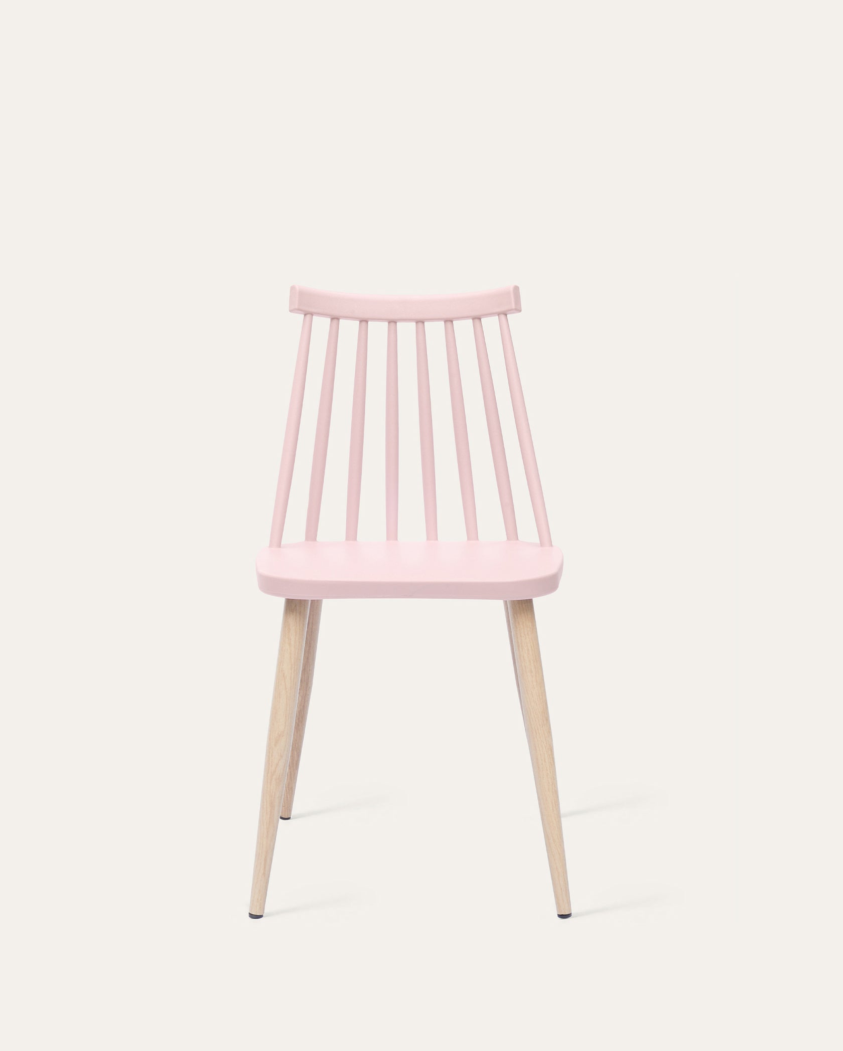 Troy Plastic Dining Chair - Set of 4, Pink
