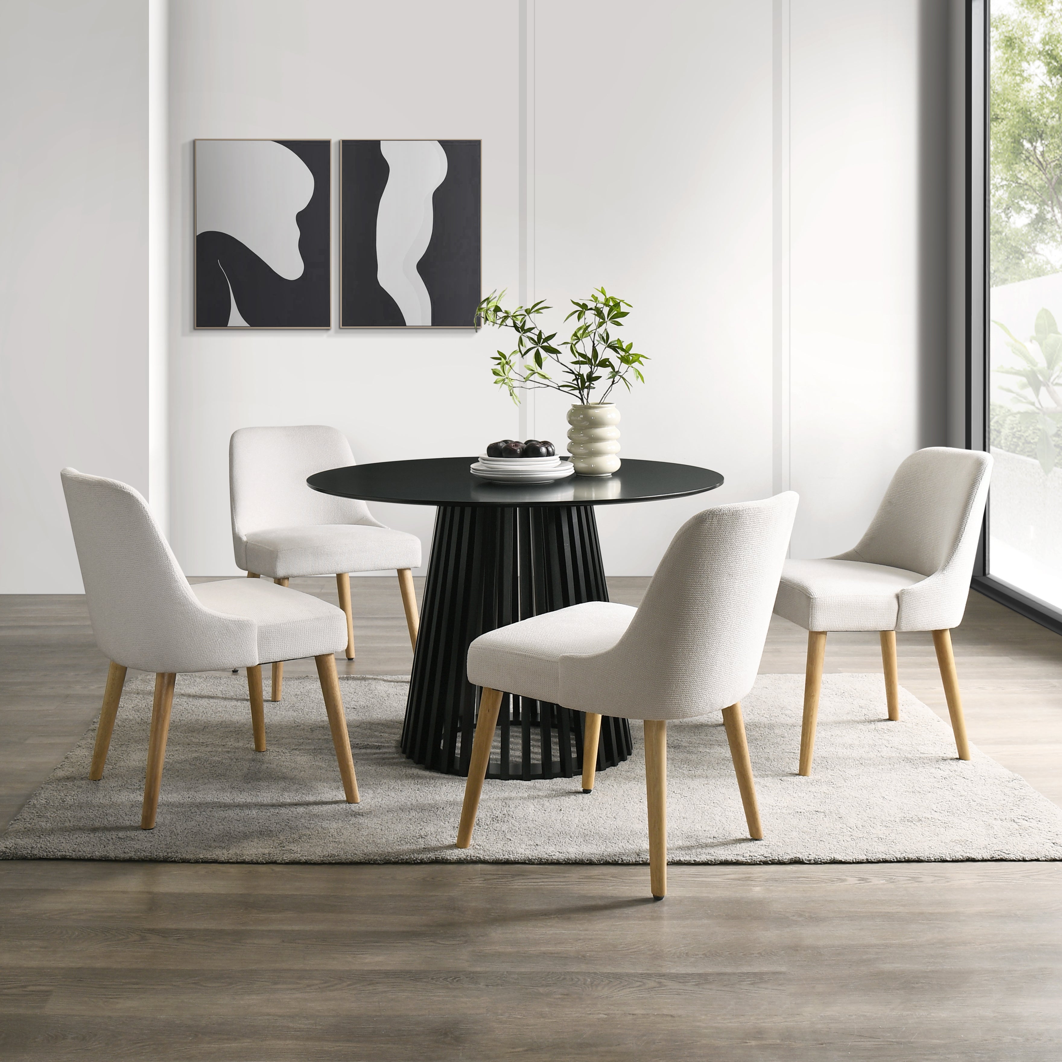 Aspen Chairs - Cream, Set of 2