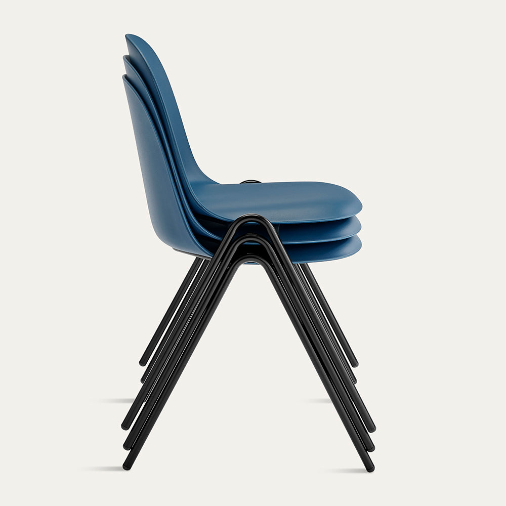 Camarillo Contemporary Dining Chair – Space Blue, Set of 4