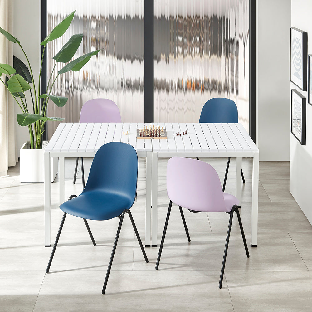 Camarillo Contemporary Dining Chair – Space Blue, Set of 4