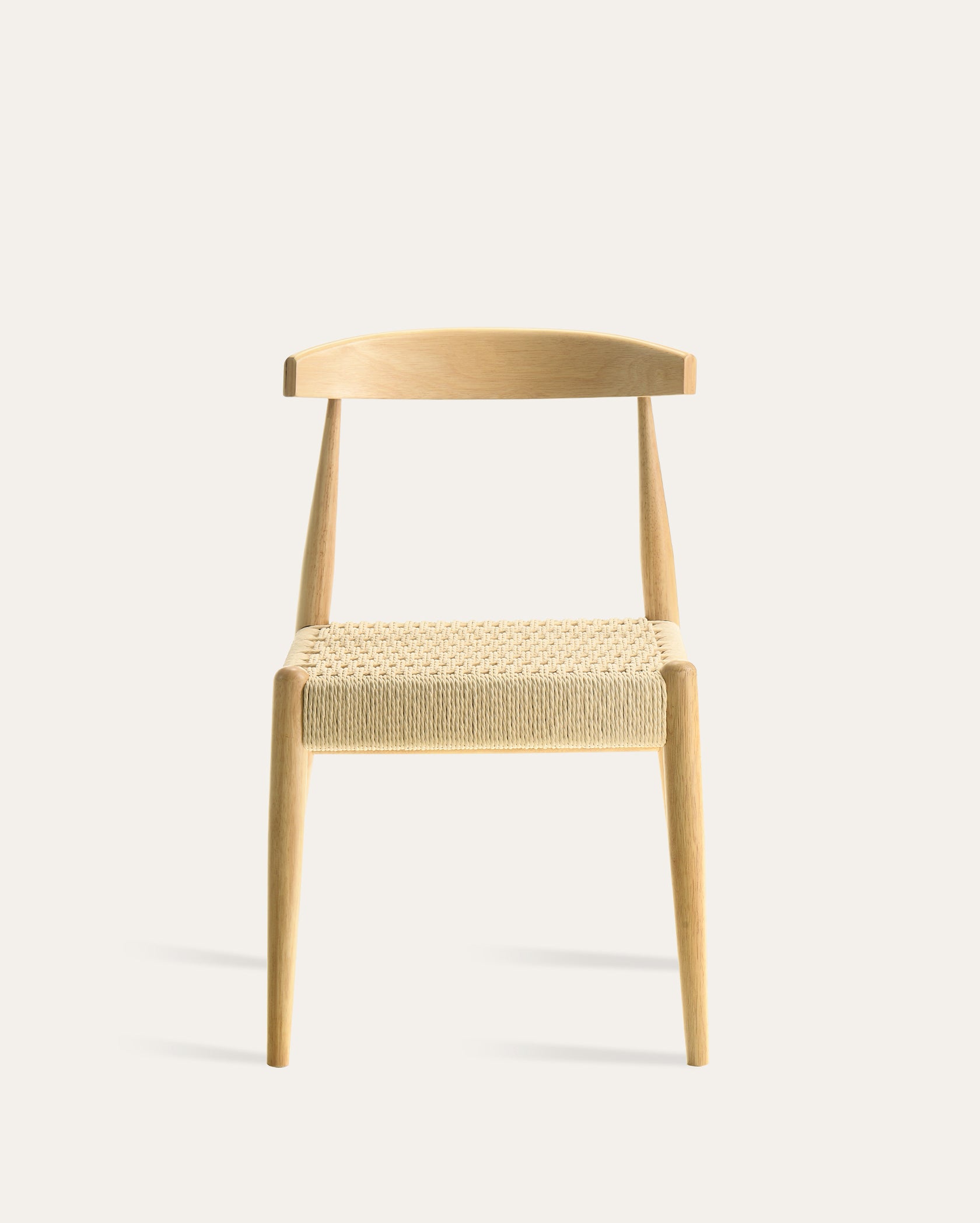 Kuala Natural Wood Chairs , Set of 2