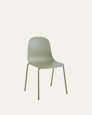 Wilshire Soft Curve Dining Chair - Sage Green, Set of 4