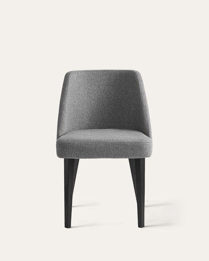 Paros Upholstered Dining Chairs, Gray, Set of 2