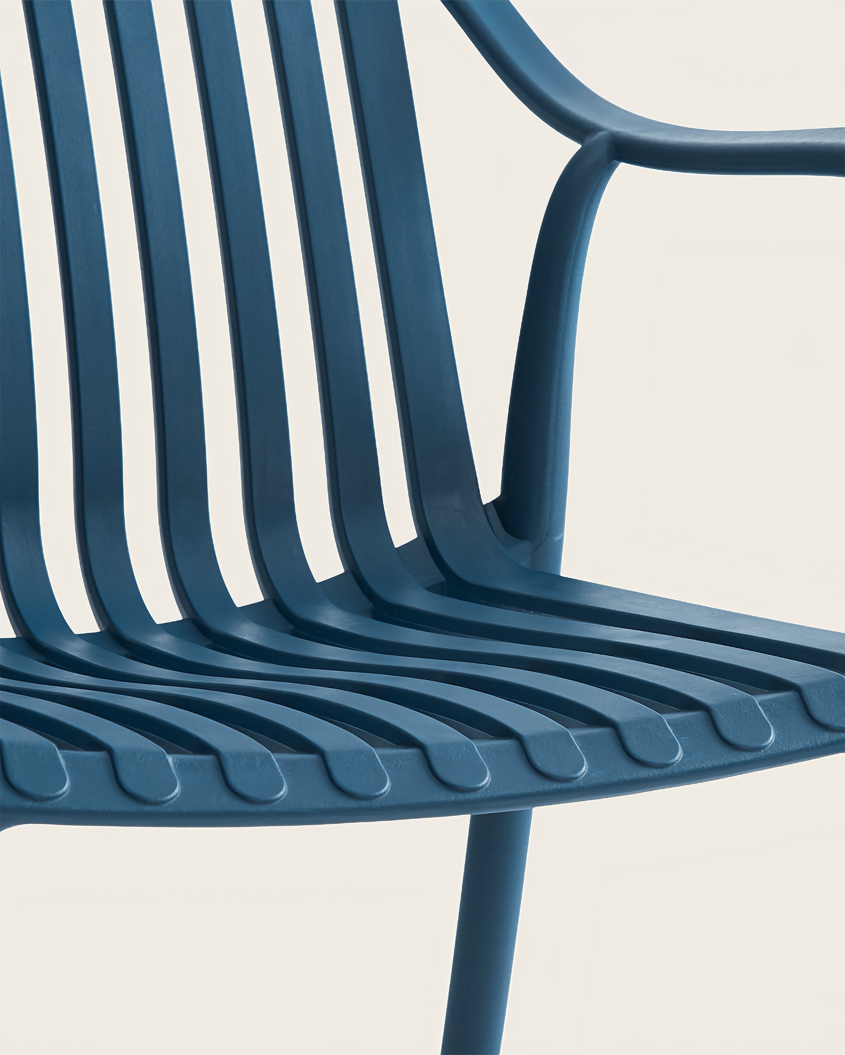 Dana Point Stackable Chairs - Set of 4, Space Blue