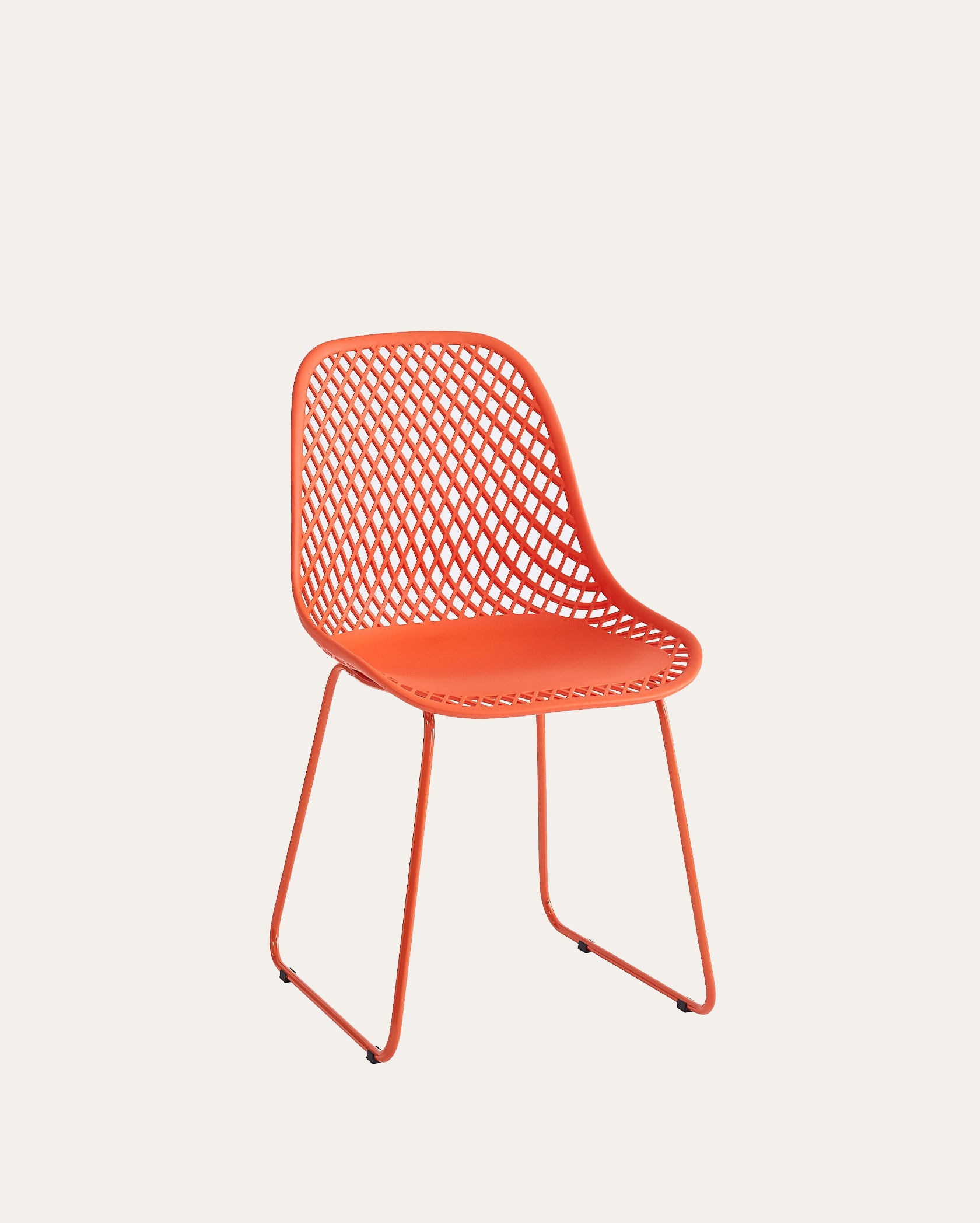 Griffith Contemporary Dining Chair - Blood Orange, Set of 4