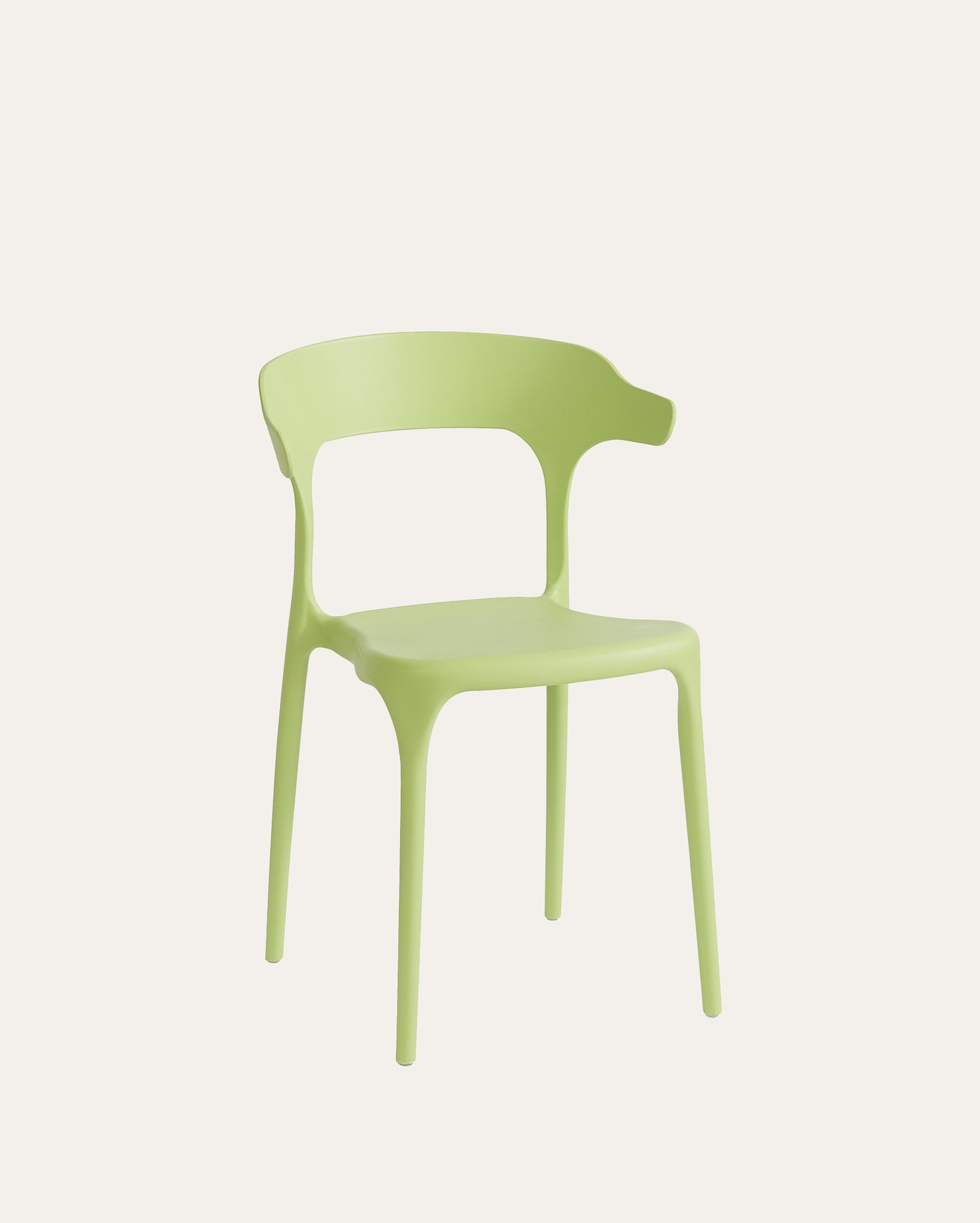 Nara Stackable Chairs, Set of 4, Green