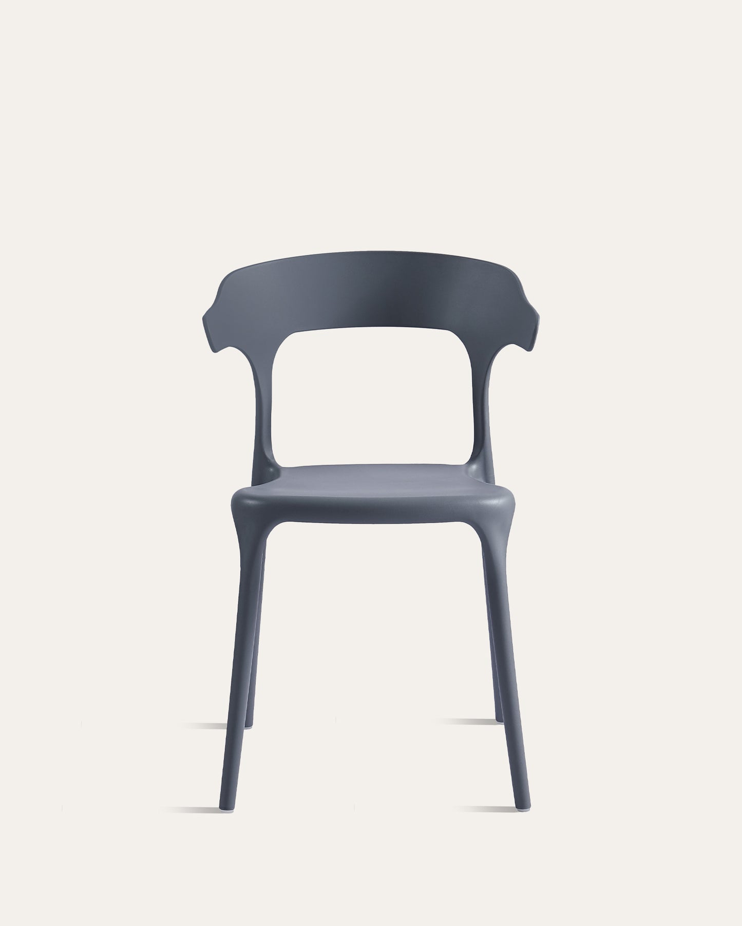 Nara Stackable Chairs, Set of 4, Grey