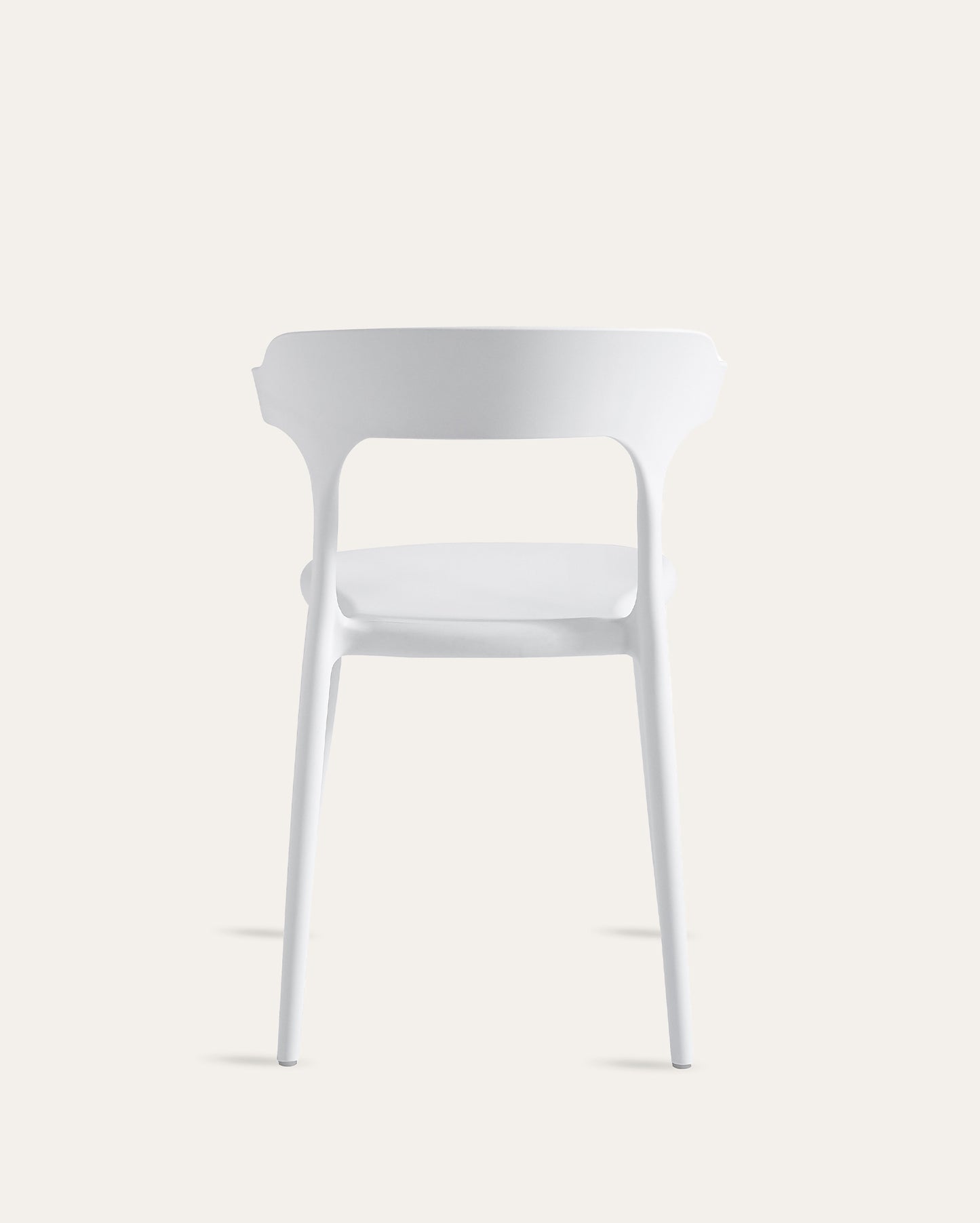 Nara Stackable Chairs, Set of 4, White
