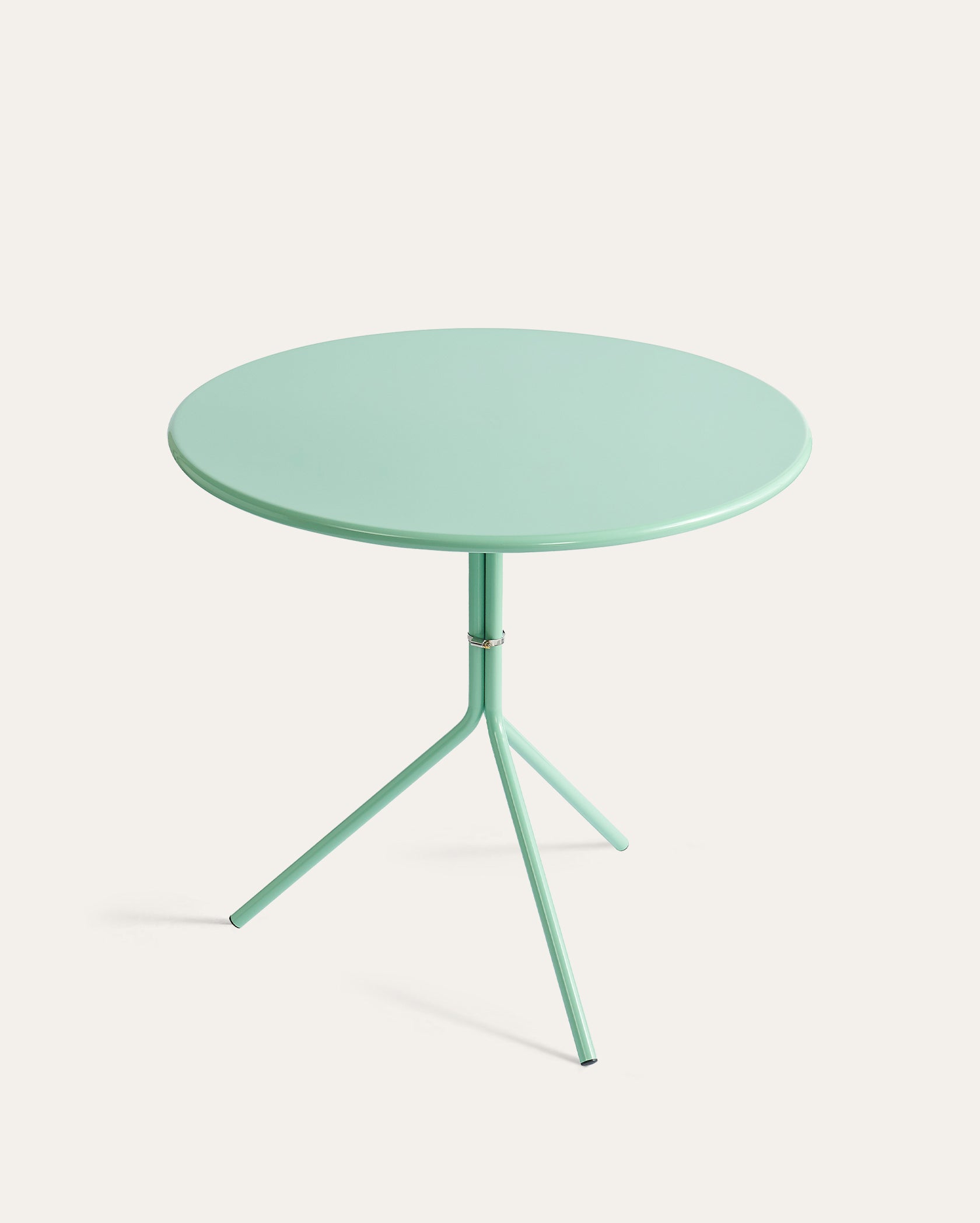 Chios Round Patio Table – Mint Green, 31.5"