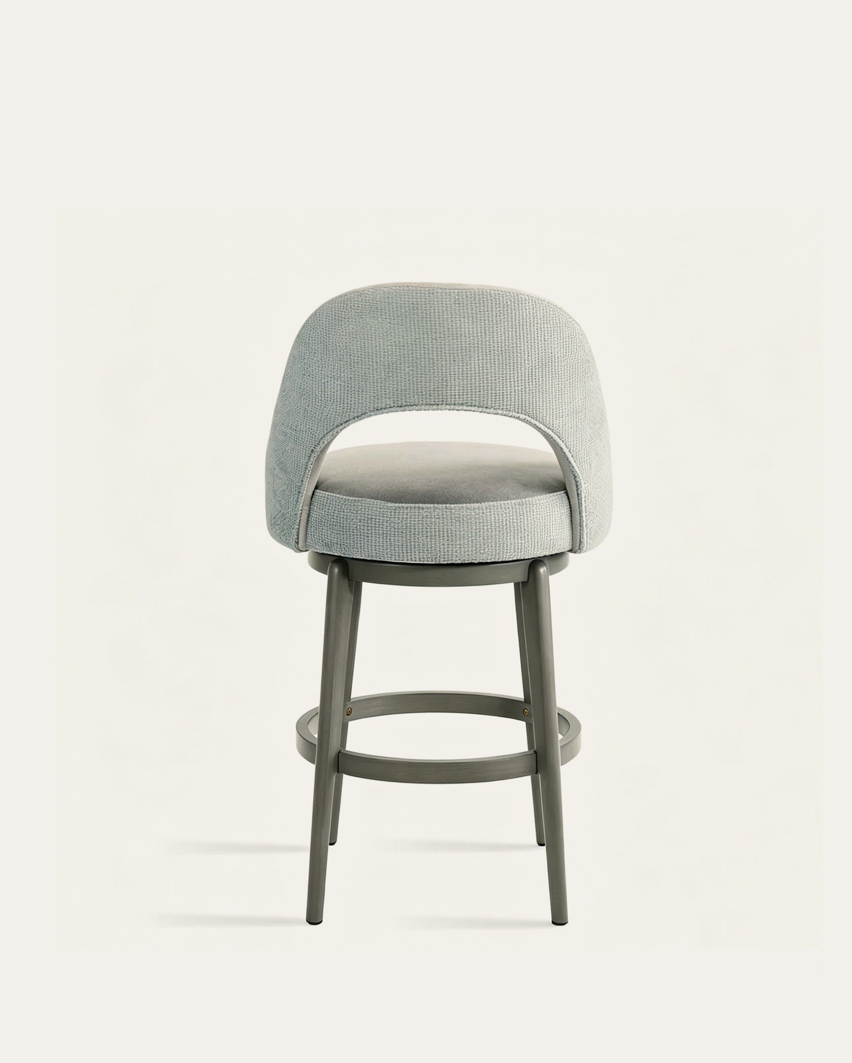 La Jolla Swivel Velvet Counter Stools, Set of 2