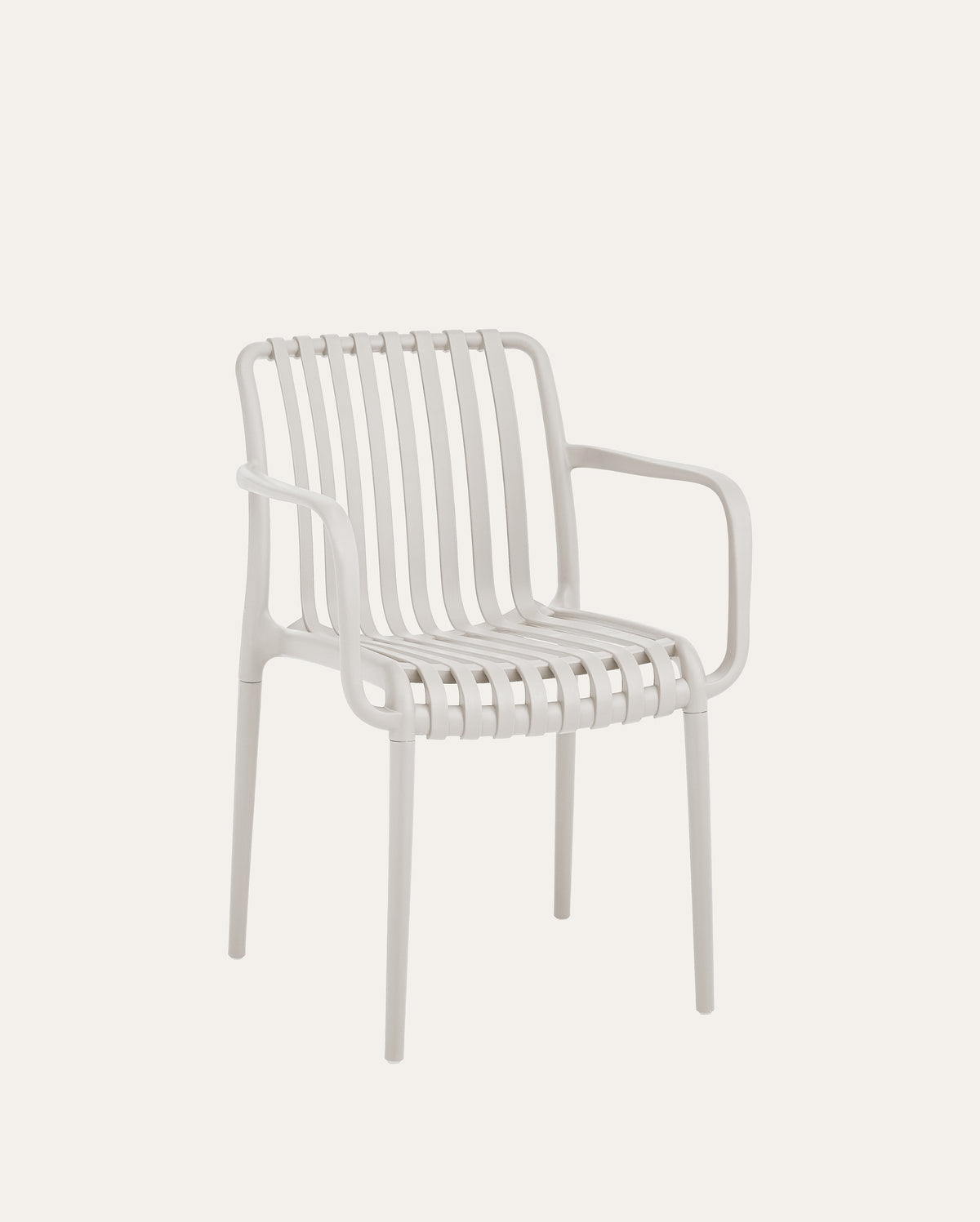 Dana Point Flex Outdoor Stackable Chairs - Set of 4, Light Taupe