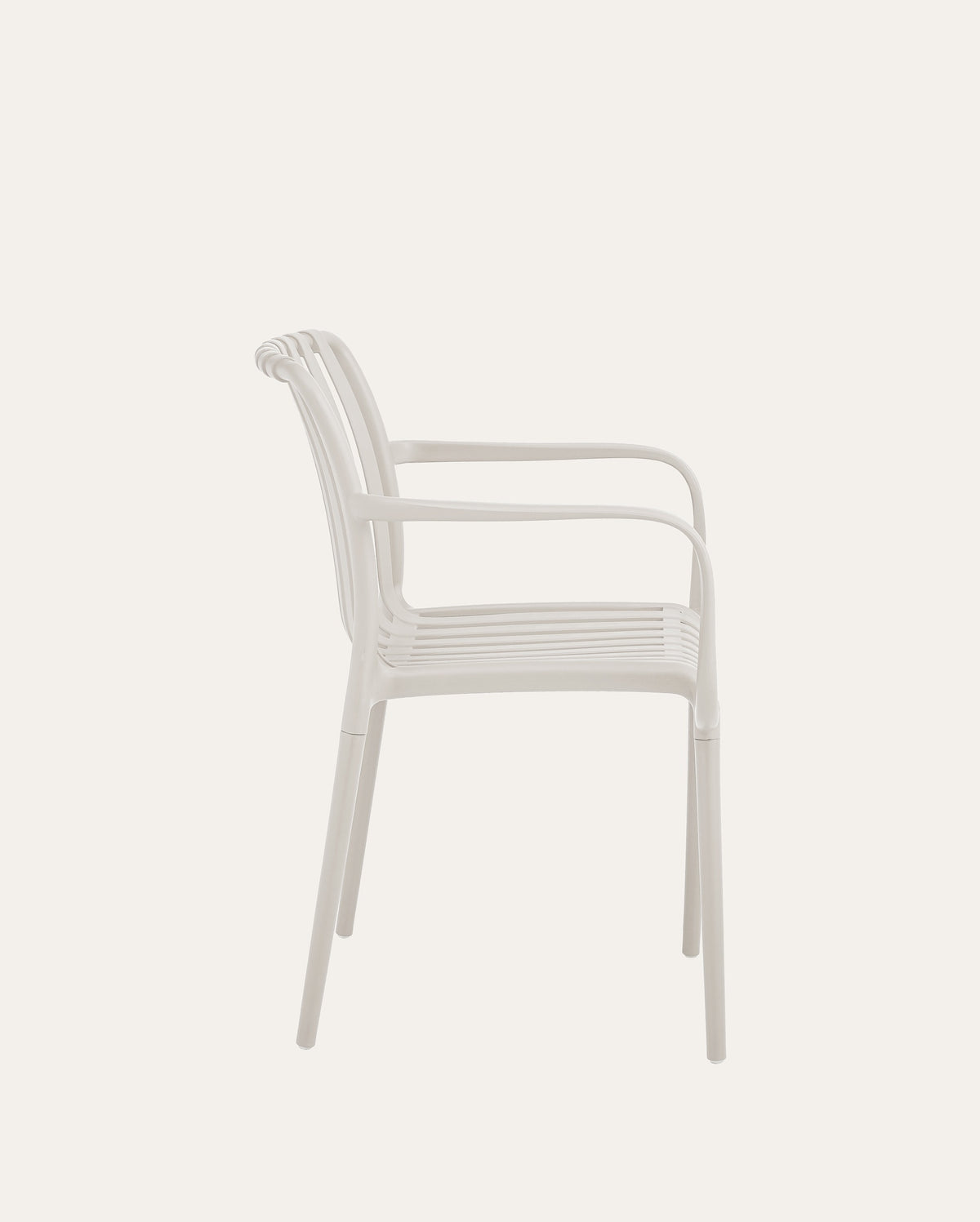 Dana Point Flex Outdoor Stackable Chairs - Set of 4, Light Taupe