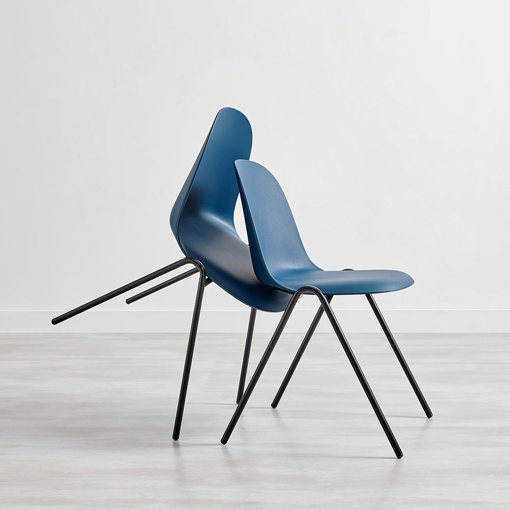 Camarillo Contemporary Dining Chair – Space Blue, Set of 4