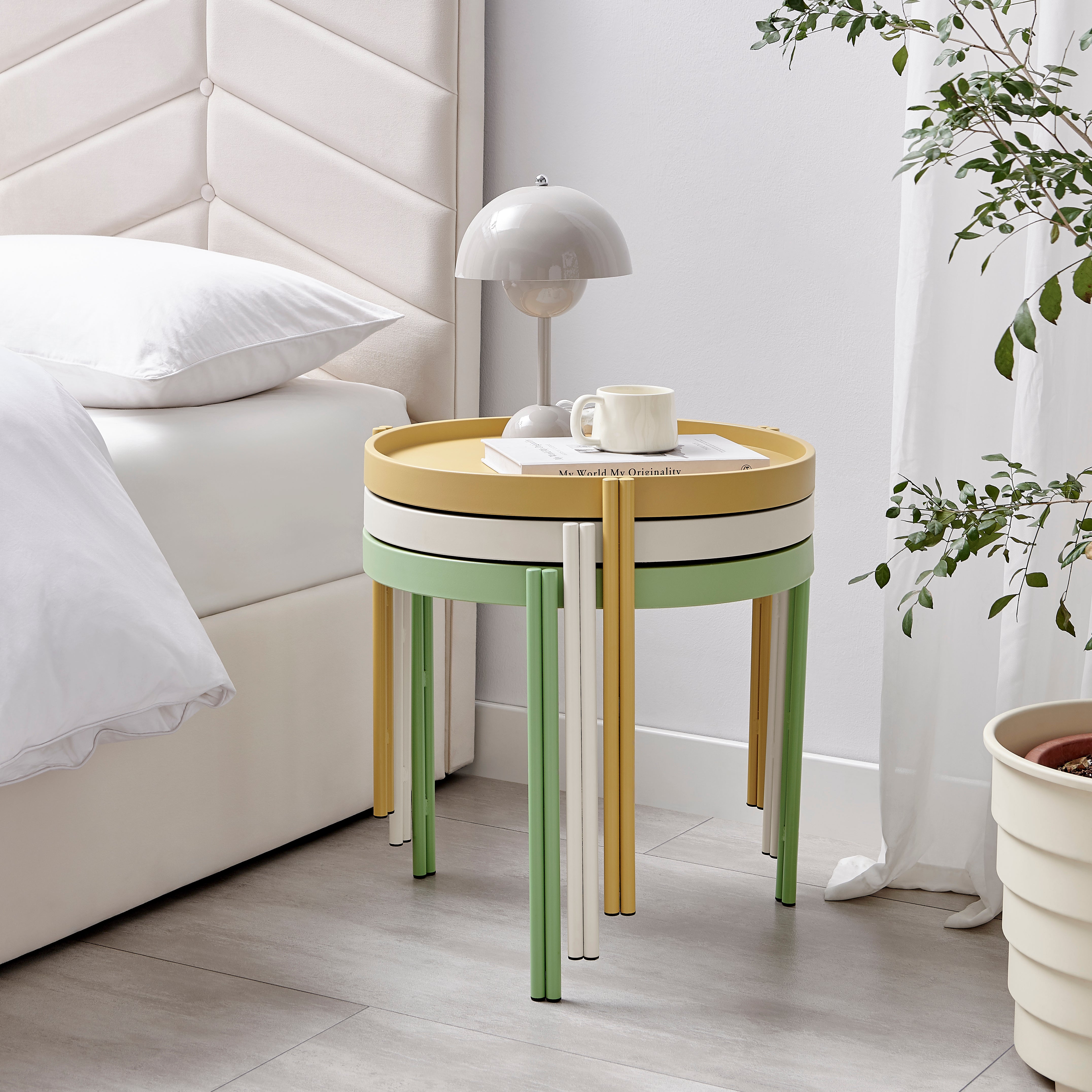 Naples Stackable Coffee Table, Trio