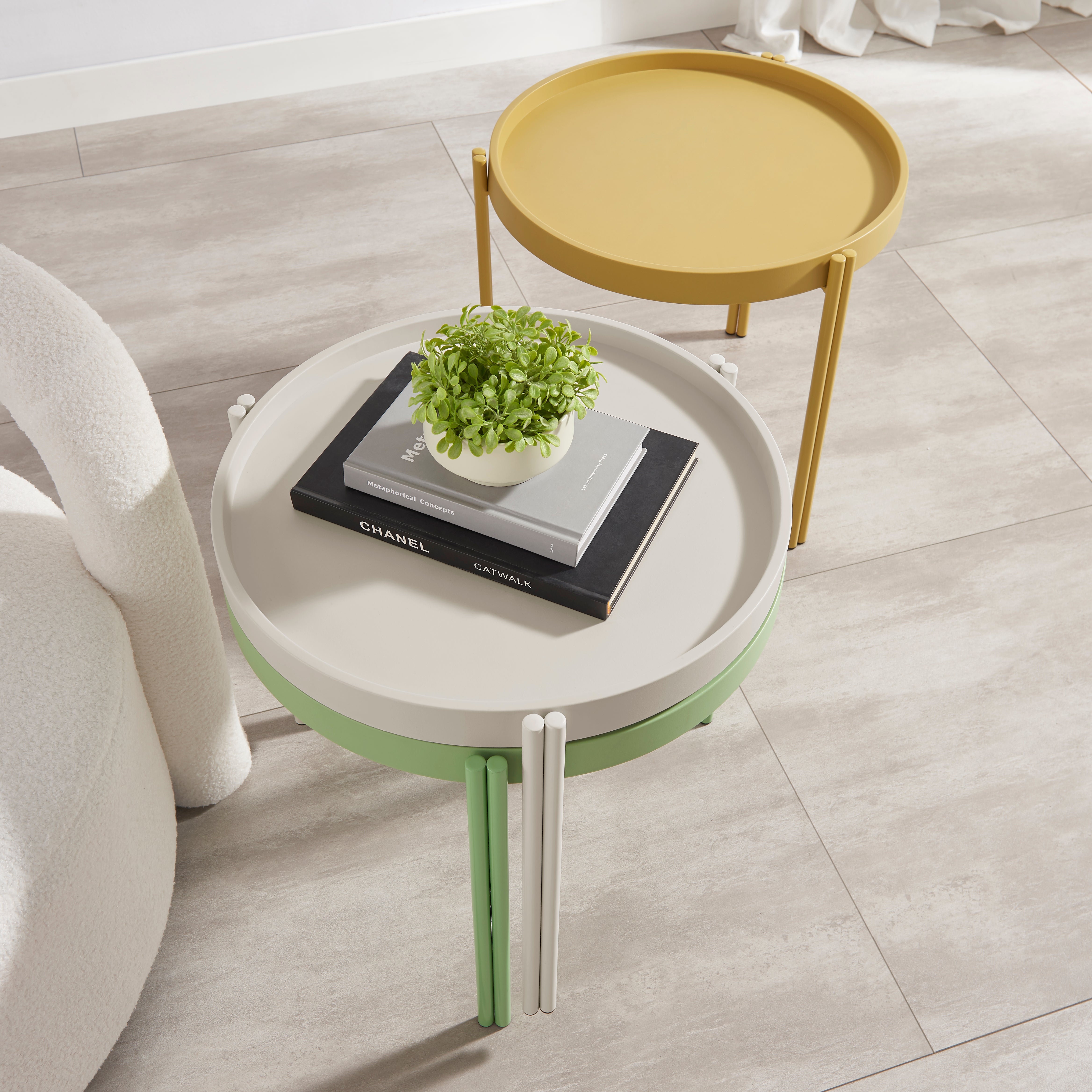 Naples Stackable Coffee Table, Trio
