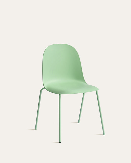 Kyoto Industrial Dining Chair – Green, Set of 4