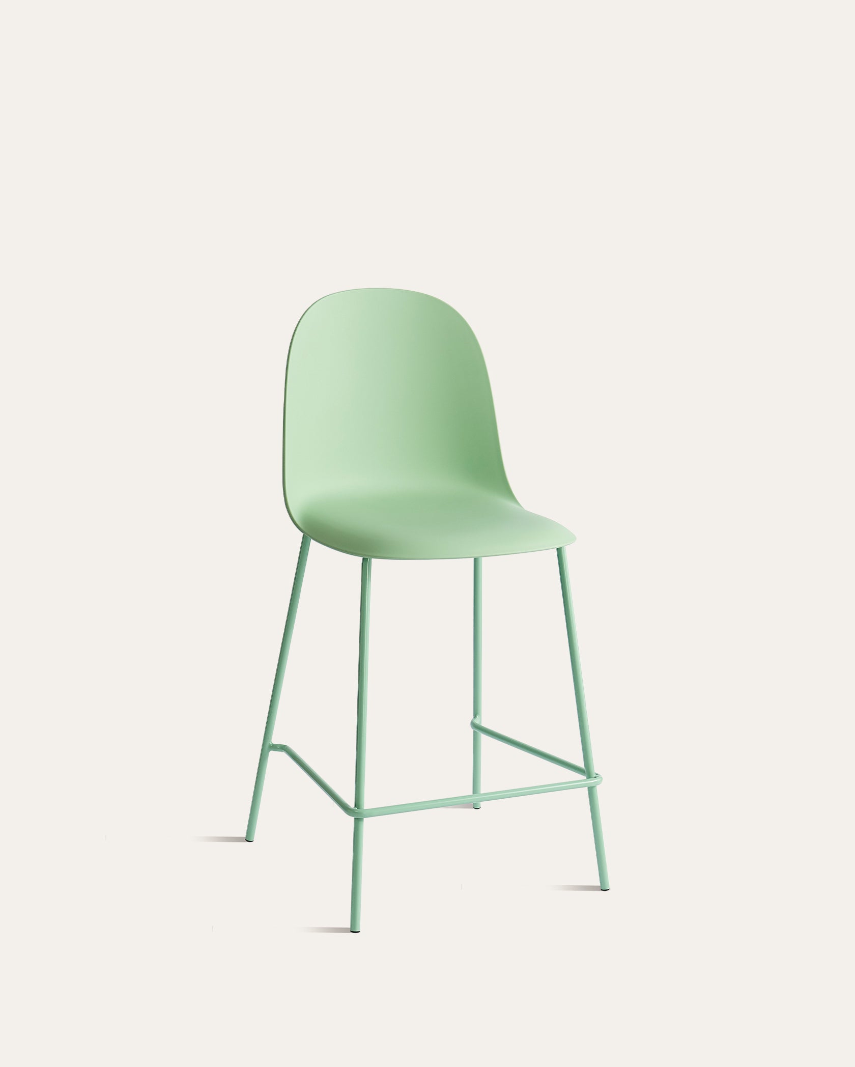 Kyoto Minimalist Counter Stool – Green, Set of 4