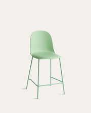 Kyoto Minimalist Counter Stool – Green, Set of 4