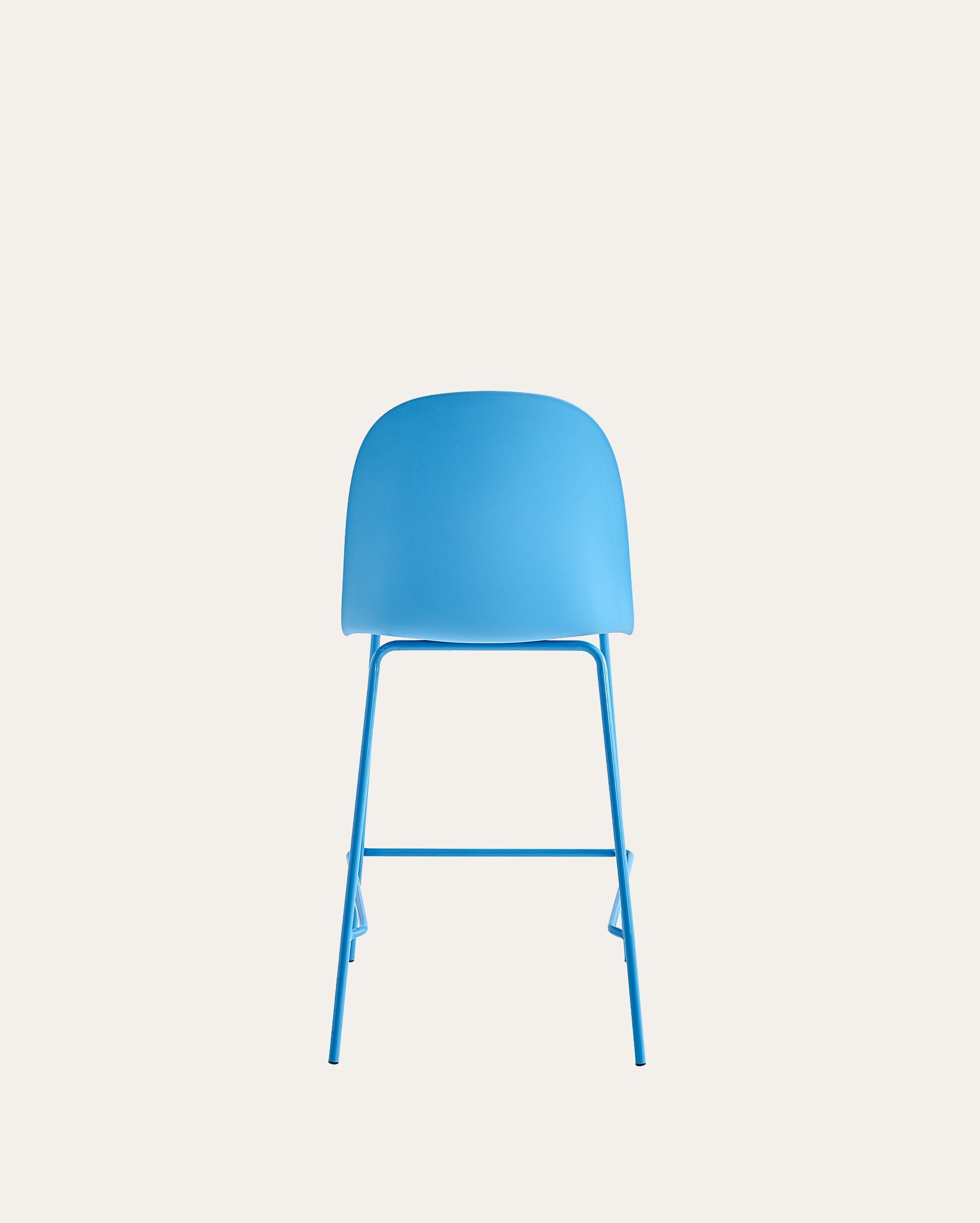 Wilshire Minimalist Counter Stool – Sky Blue, Set of 4