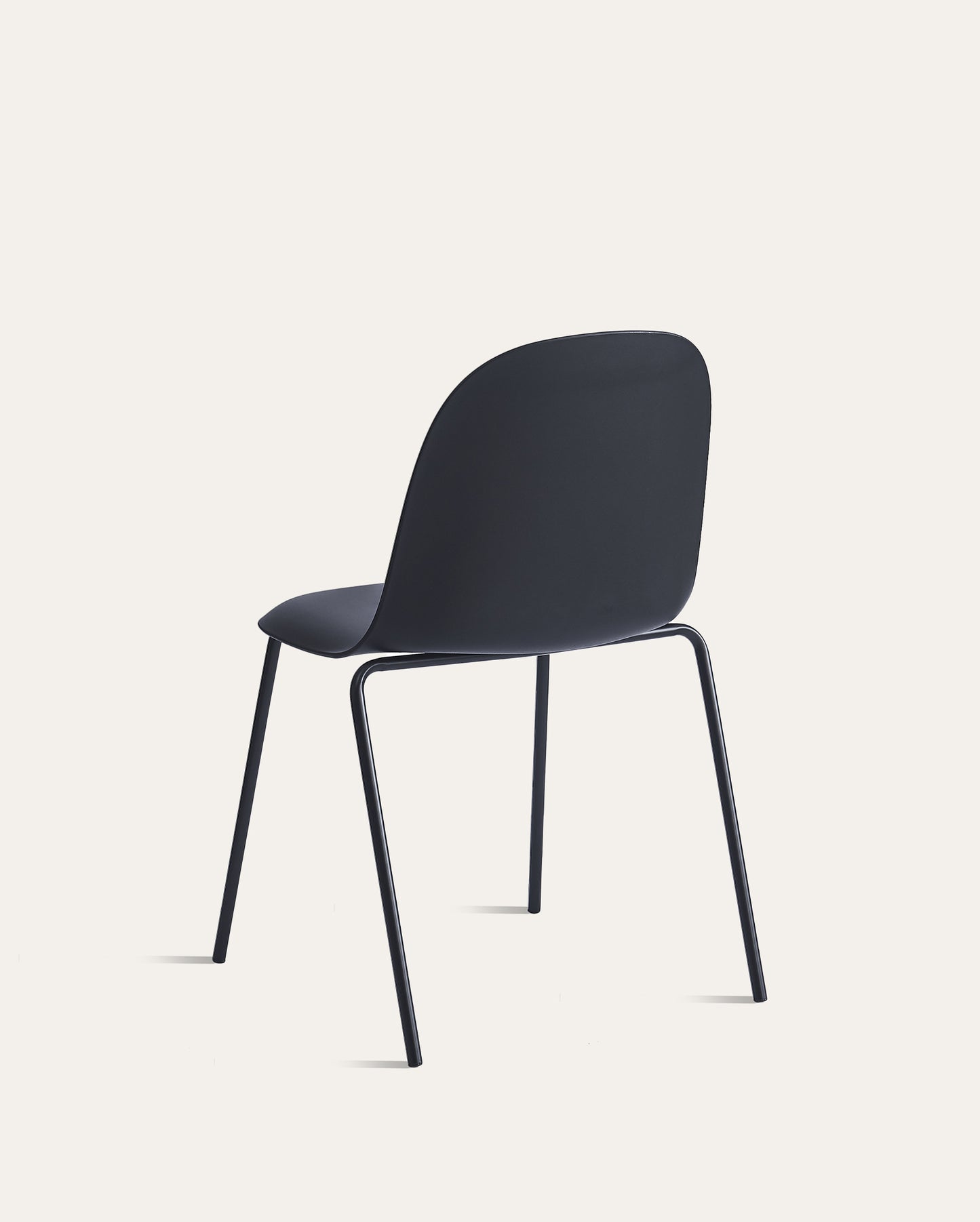 Kyoto Industrial Dining Chair – Black, Set of 4