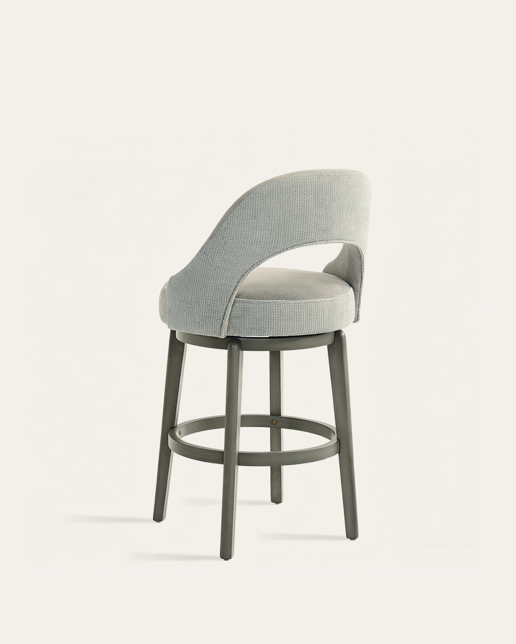 La Jolla Swivel Velvet Counter Stools, Set of 2