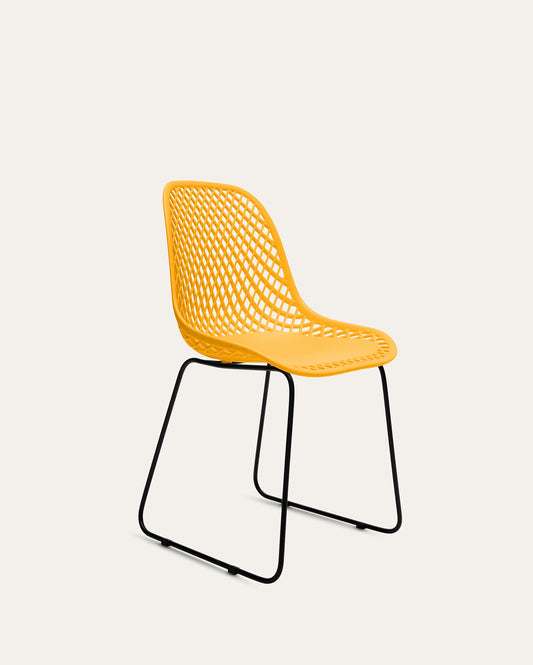 Bari Chair, Set of 4, Yellow
