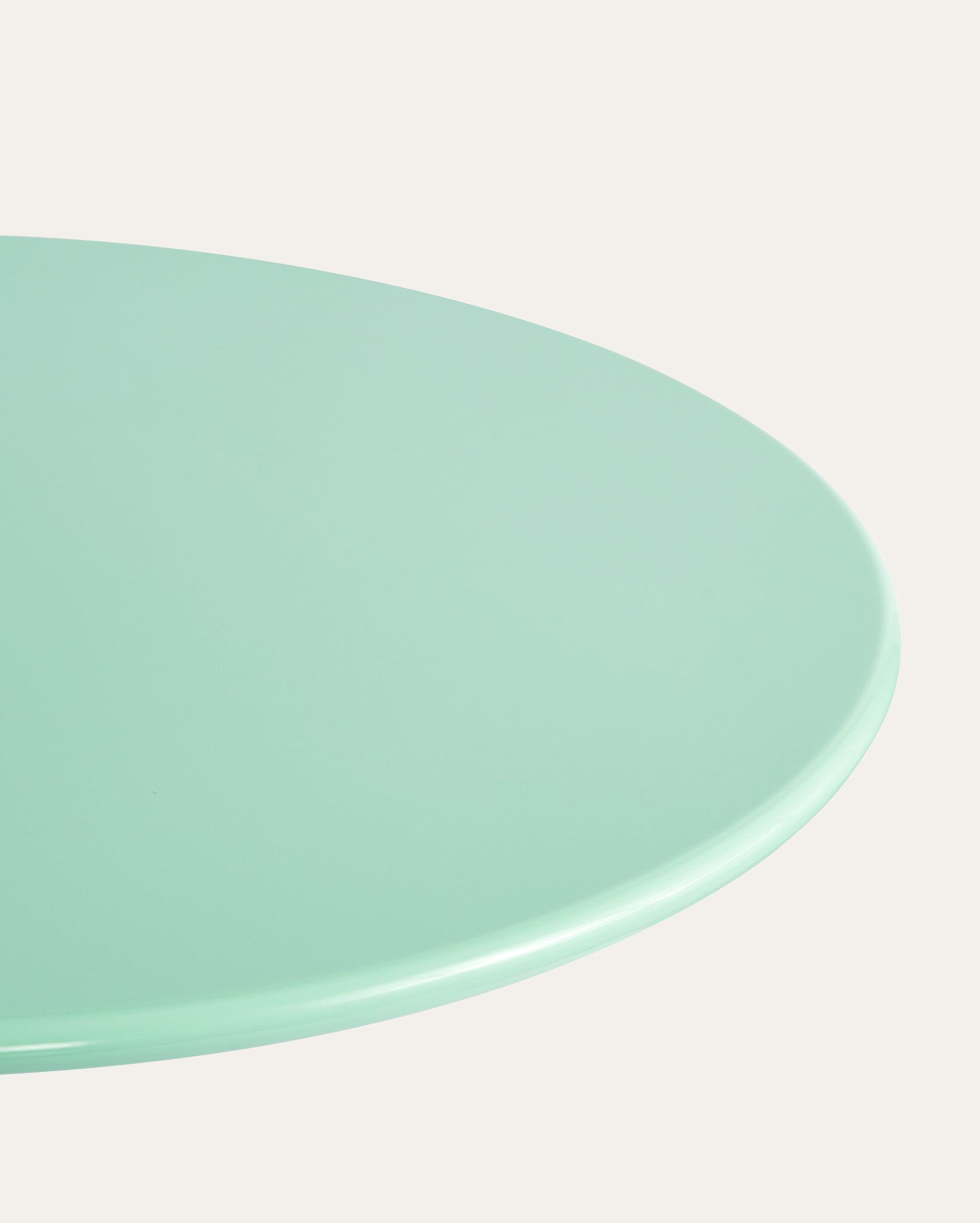 Chios Round Patio Table – Mint Green, 31.5"