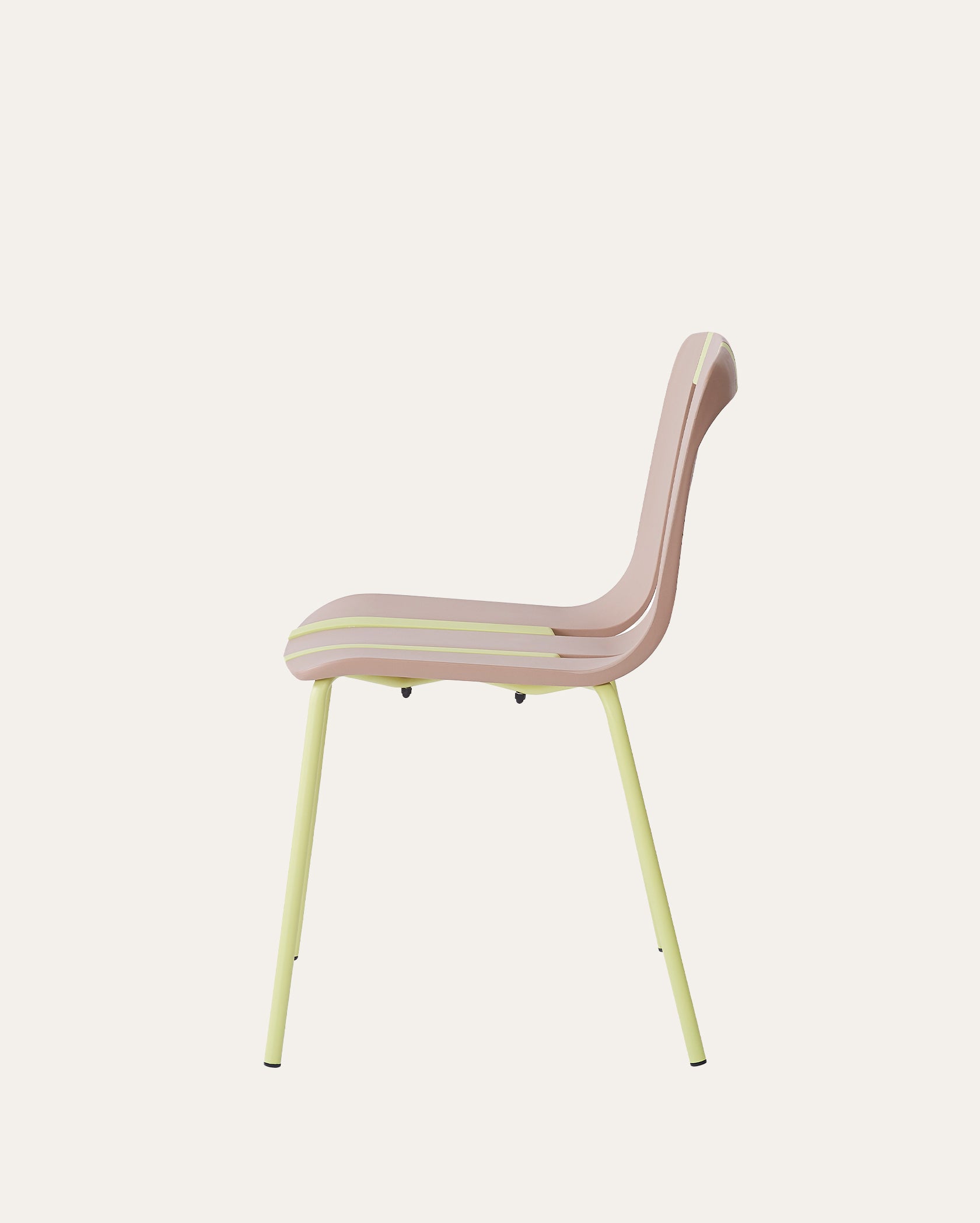 Cali Palette Creative DIY Assembly Chairs – Camel & Green, Set of 4